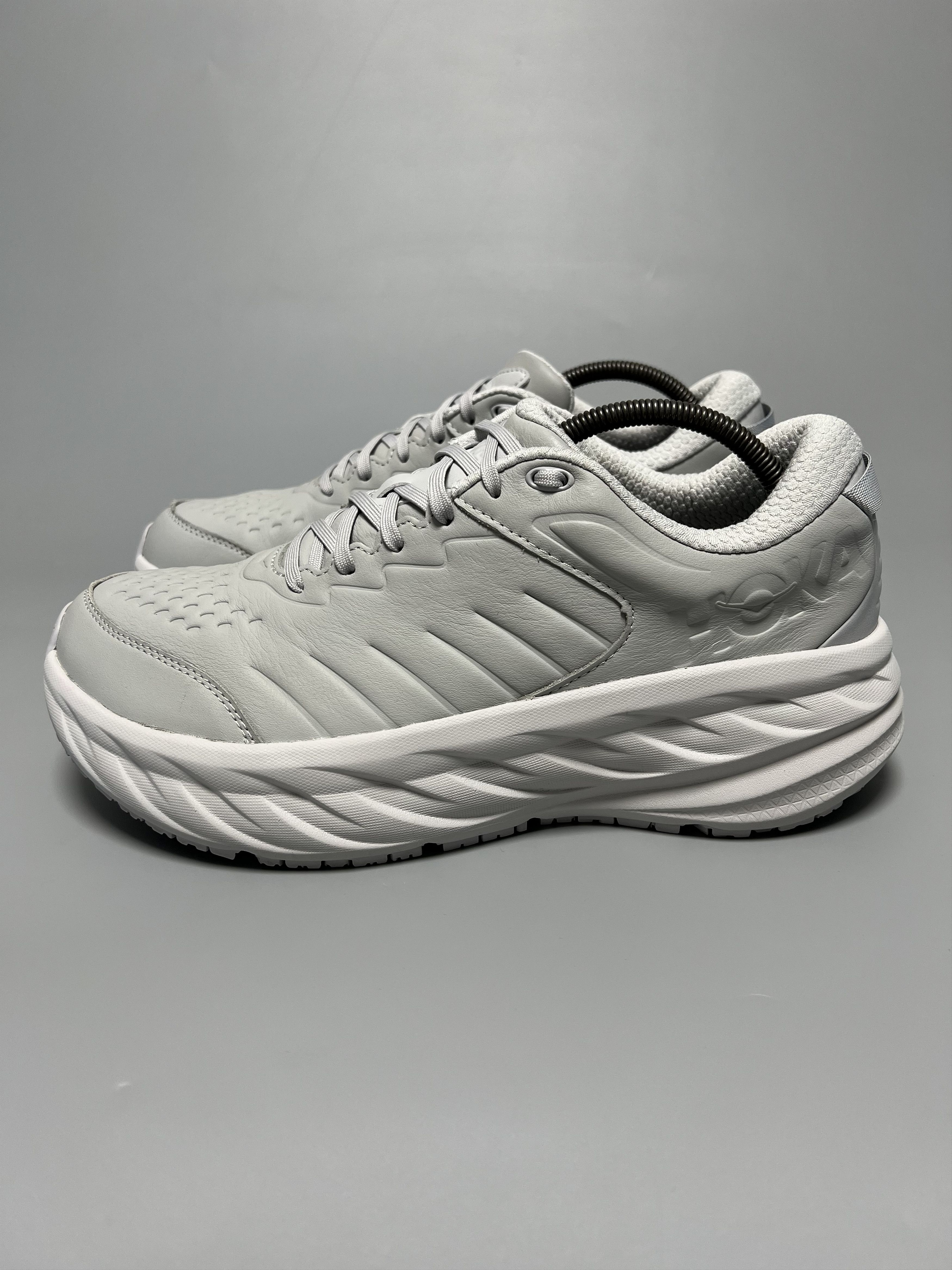 Hoka × Leather 11.5 EE Hoka One One Bondi SR Wide Running Shoes Walking Size US 11.5 / EU 44-45 - 2 Thumbnail