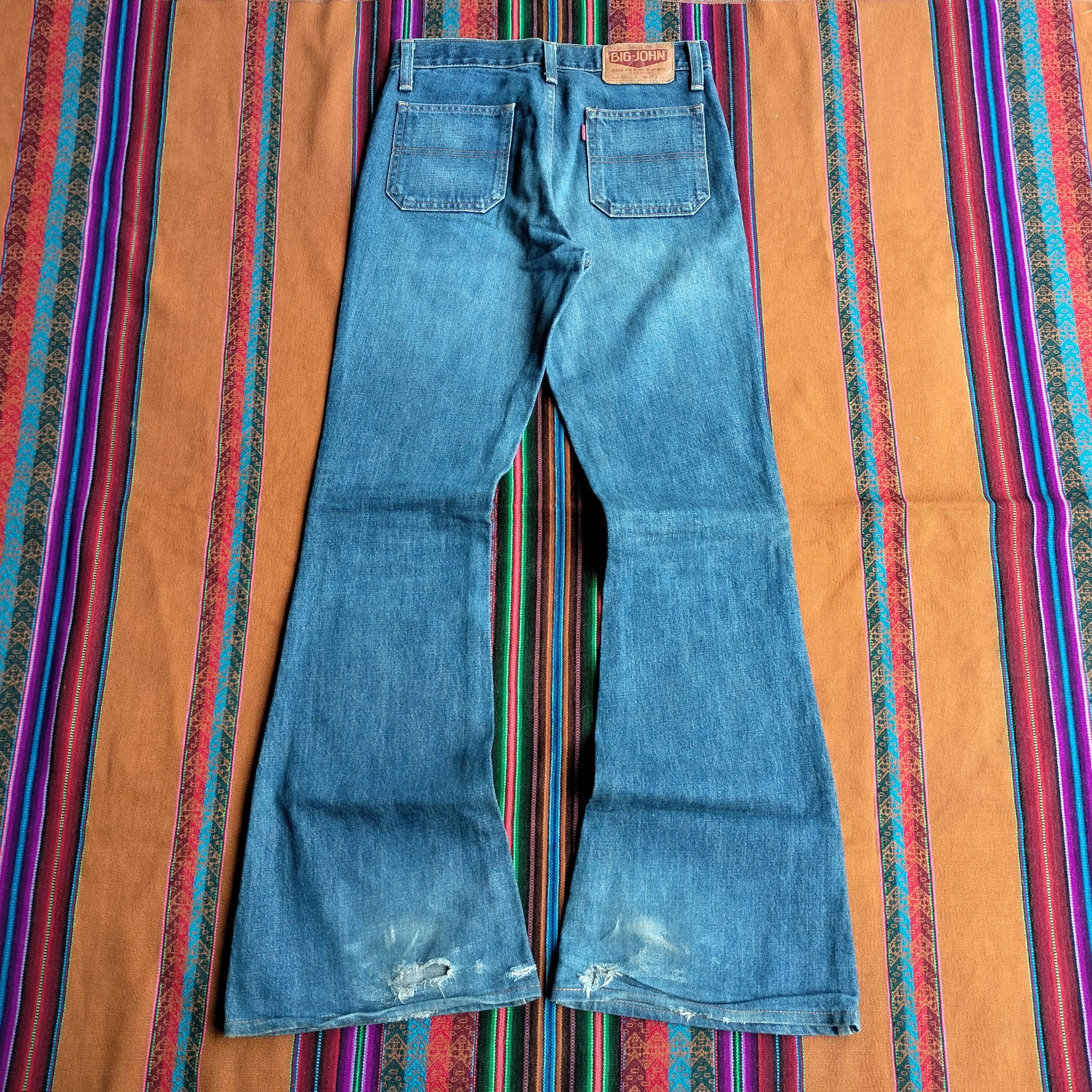 Big John Big John japan front pocket flare denim Size US 27 - 2 Thumbnail