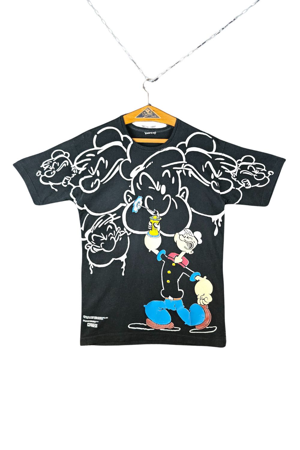 Vintage 1994 Popeye “Graffiti/Drip” Tee - Single Stitch Size US L / EU 52-54 / 3 - 1 Thumbnail