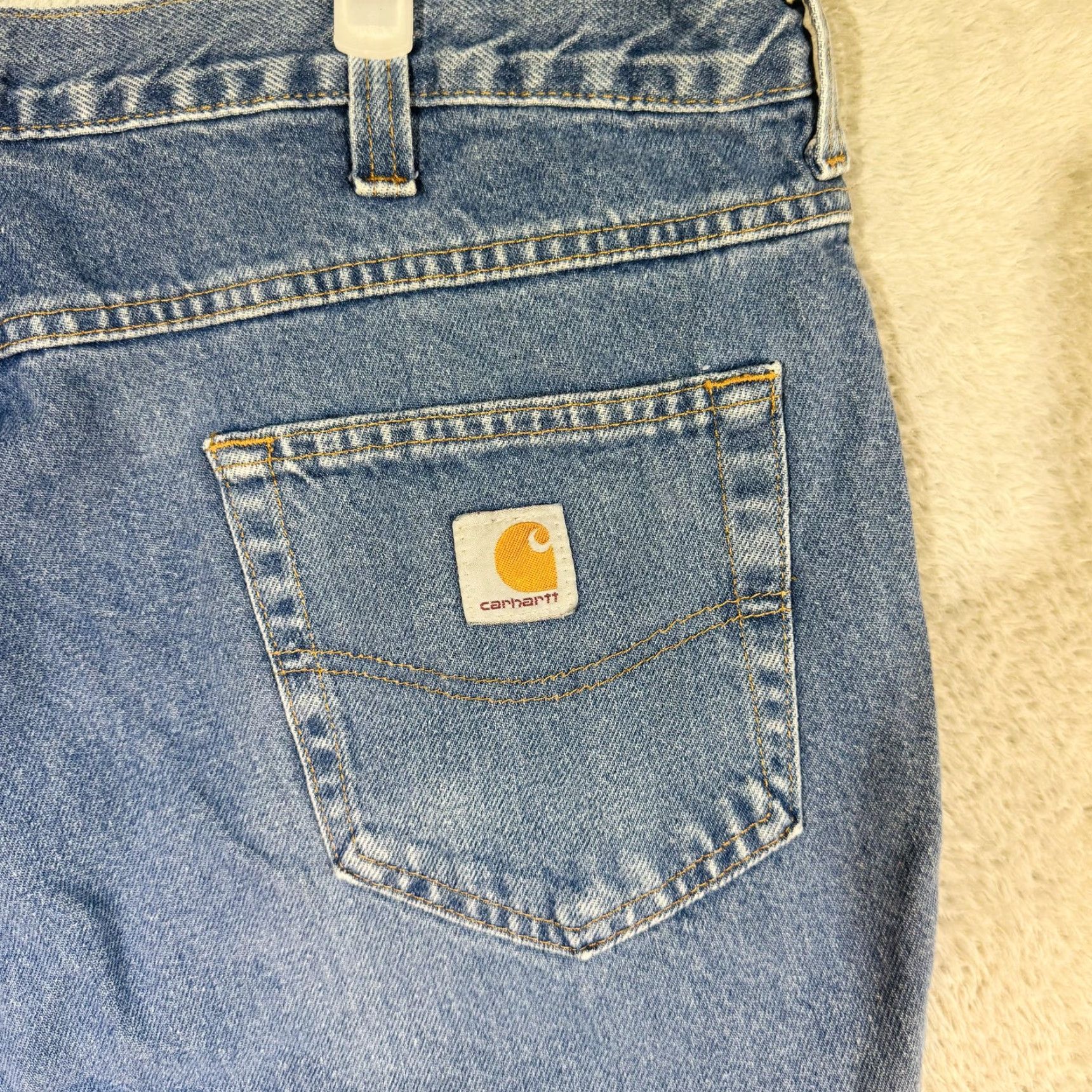 Carhartt Carhartt Shorts Mens 38 Blue Bermuda Relaxed Fit 7 Inseam Denim 5-Pocket Size US 38 / EU 54 - 7 Thumbnail