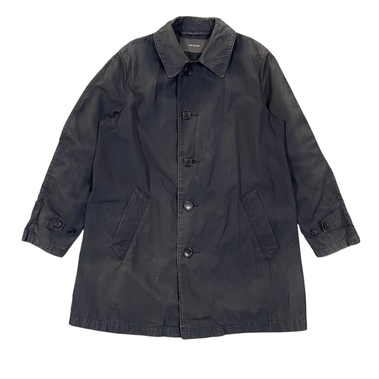 Sage De Cret Vintage Sage De Cret Trench Coat Sunfaded Size US M / EU 48-50 / 2 - 1 Thumbnail