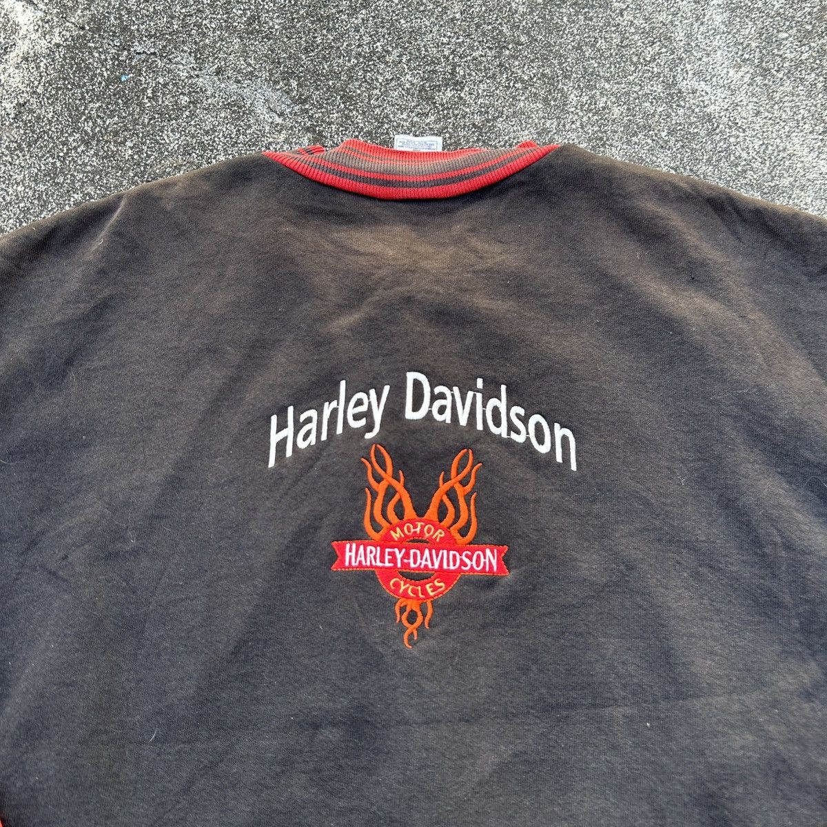 Harley Davidson Vintage Harley-Davidson Varsity Jacket 🔥 Size US XL / EU 56 / 4 - 5 Thumbnail