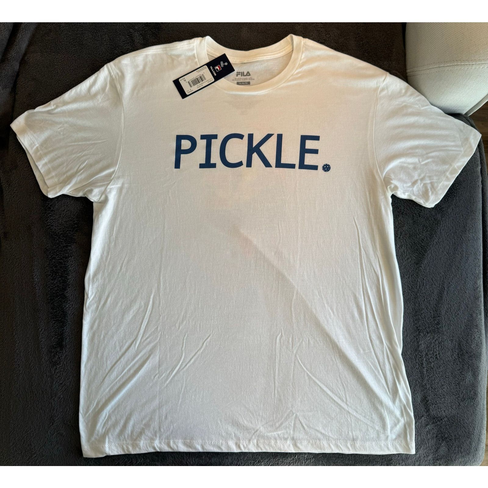 Fila FILA White Pickleball T-Shirt (XL) Size US XL / EU 56 / 4 - 1 Thumbnail