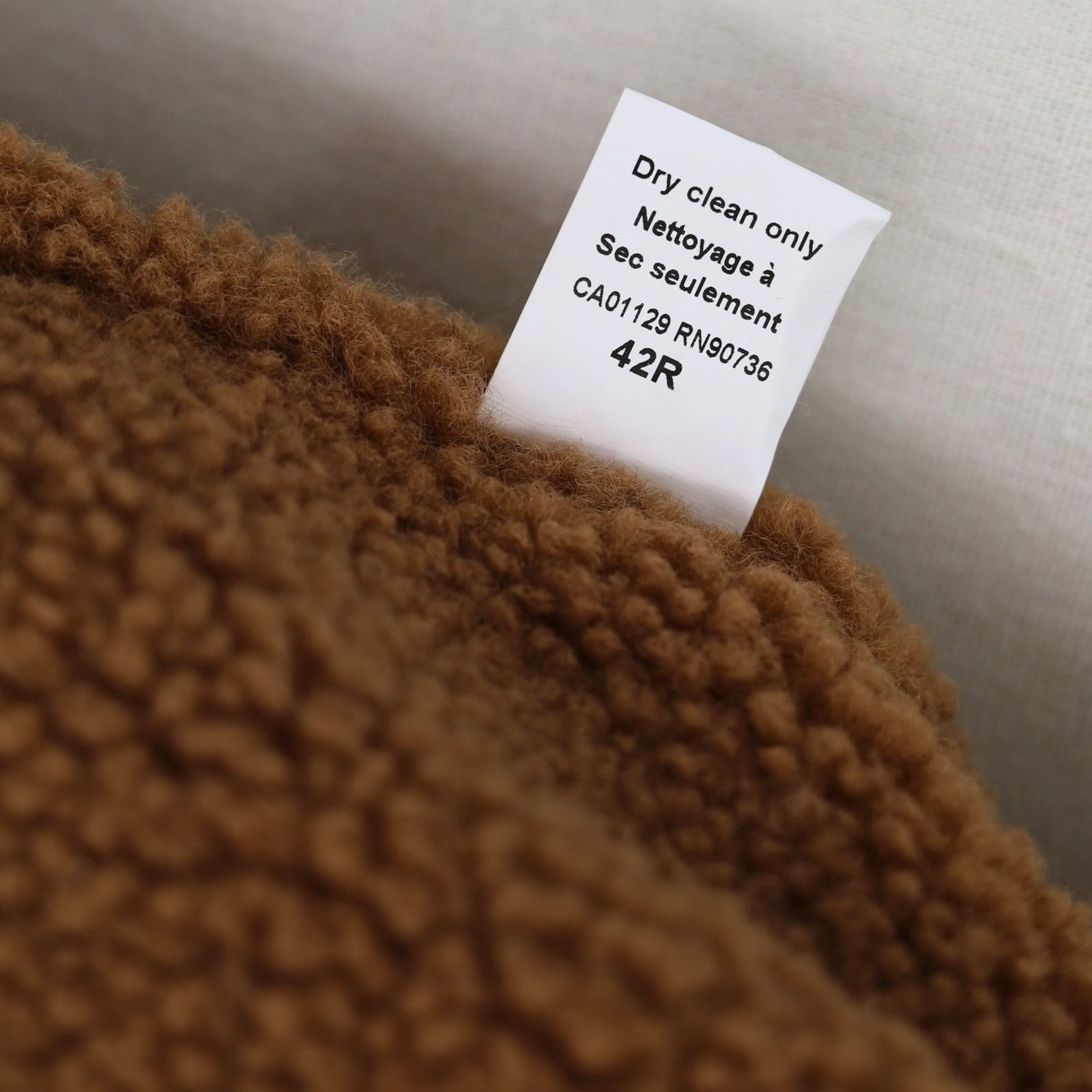 Ben Sherman Ben Sherman Men's Faux Leather Shearling Overcoat Size 42R Size US L / EU 52-54 / 3 - 7 Thumbnail