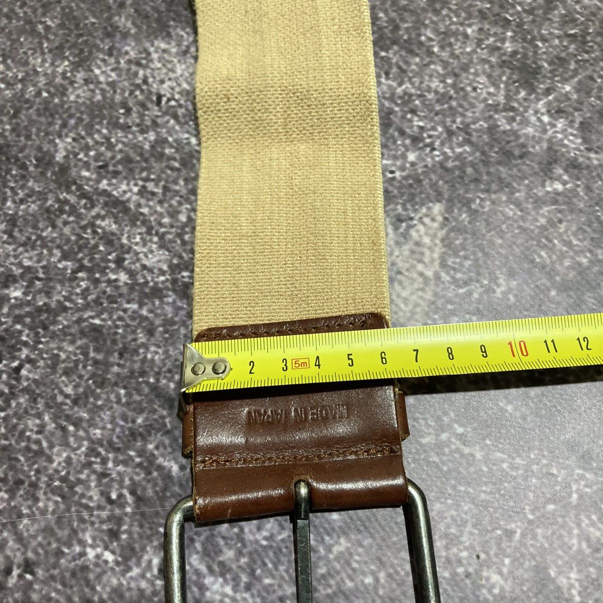 CABANE de ZUCCa VINTAGE CABANE ZUCCA Brown Leather Studded Wide Elastic Belt Size ONE SIZE - 15 Thumbnail
