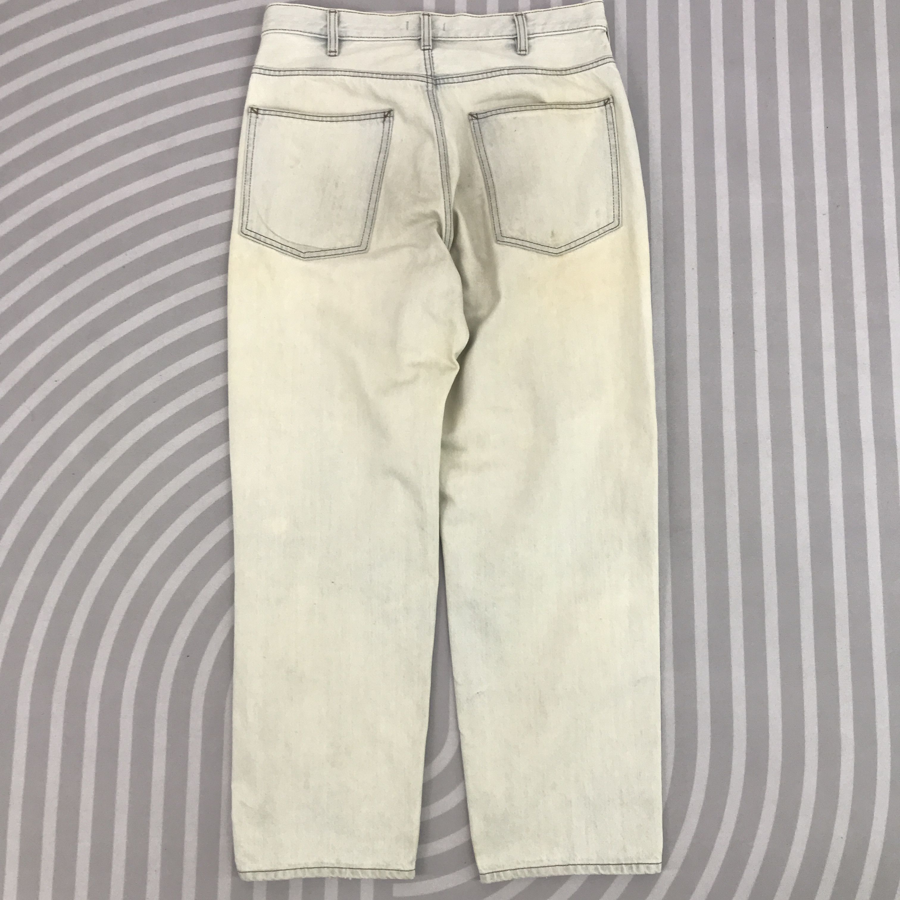 Christophe Lemaire × Uniqlo Vtg Lemaire x Uniqlo Distressed Denim light wash design Size US 30 / EU 46 - 5 Thumbnail