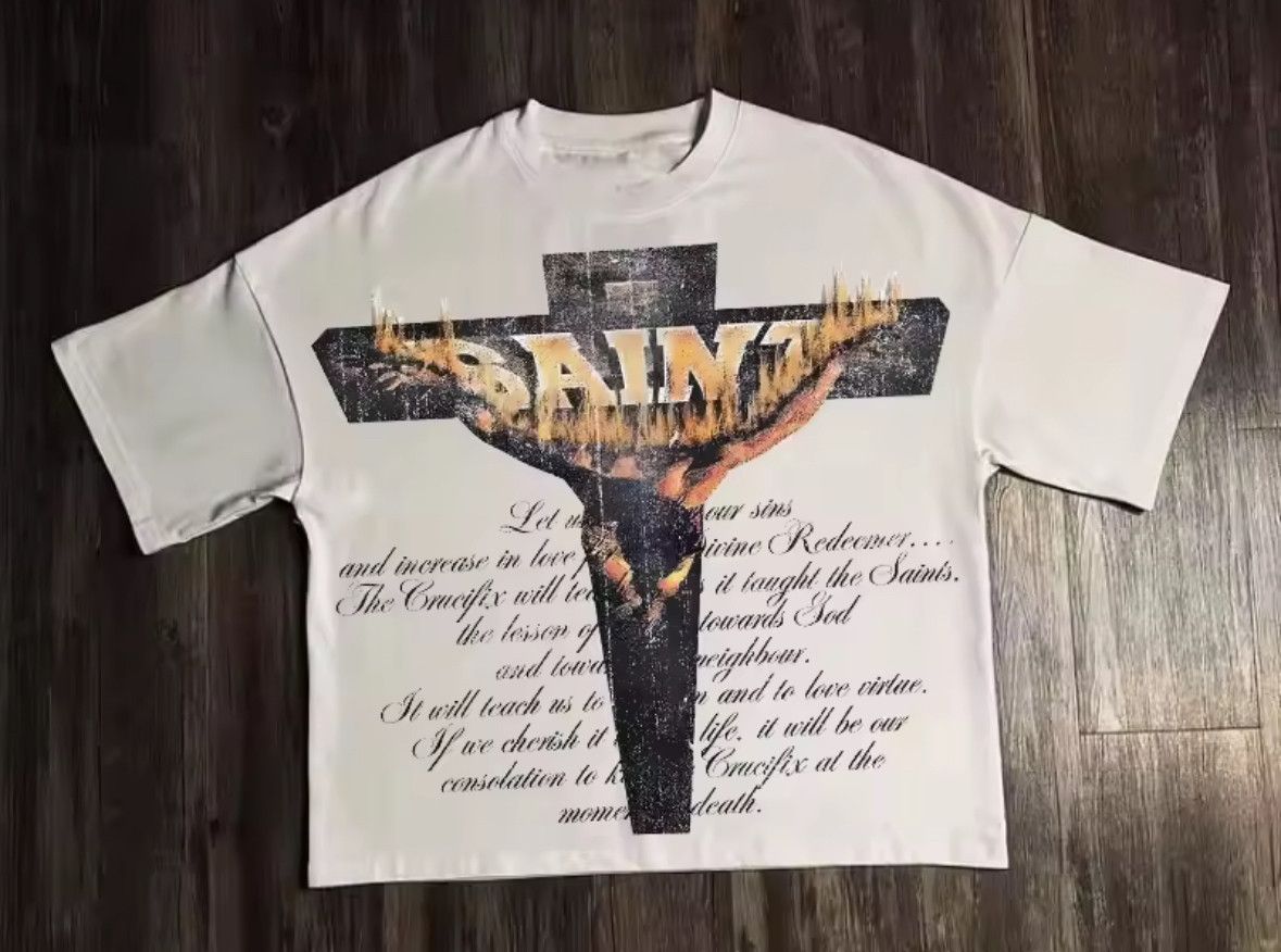 Other Retro American Fire Cross Punk Graffiti Graphic TShirt Size US M / EU 48-50 / 2 - 1 Thumbnail