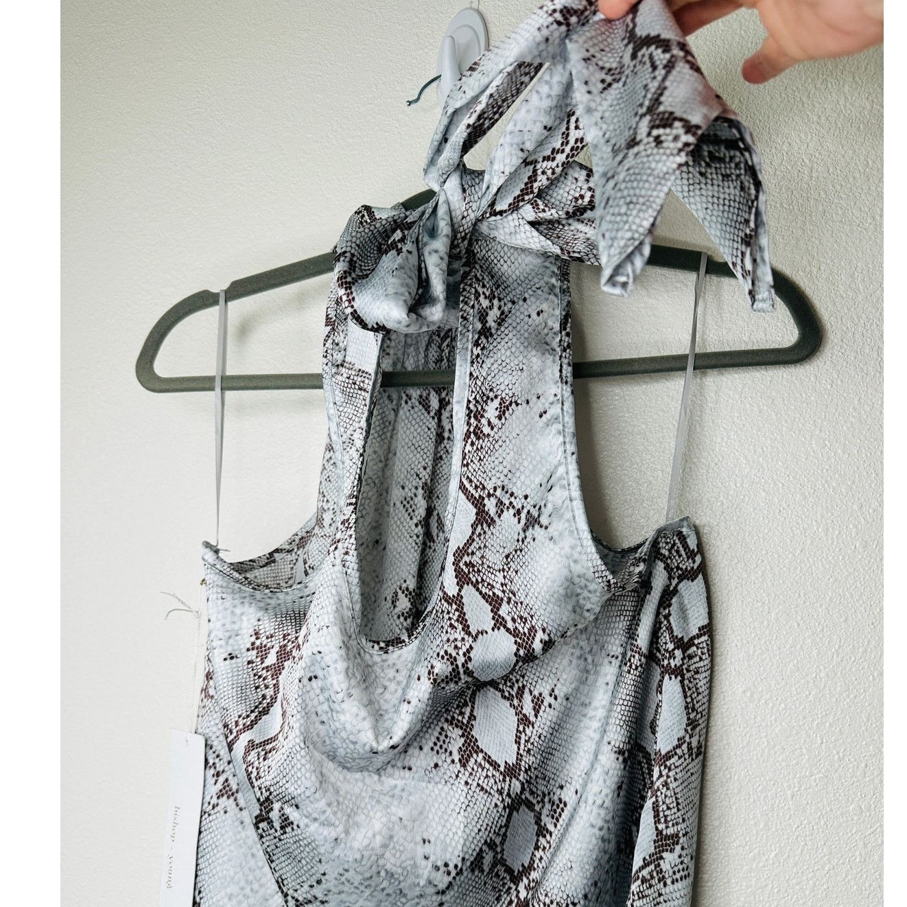 Other NWT Bishop + Young The Rain Python Tie Sleeveless Blouse S Size S / US 4 / IT 40 - 6 Thumbnail