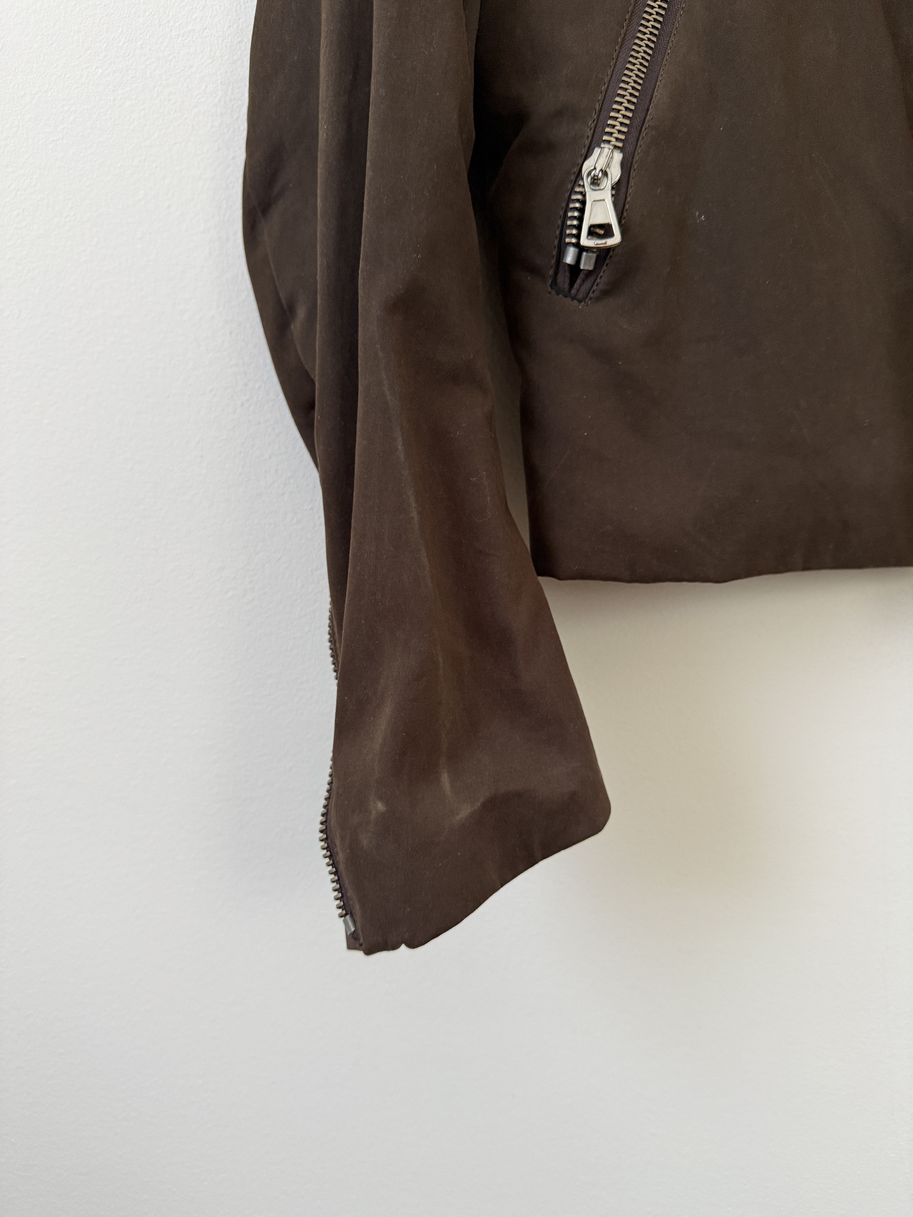 Maison Margiela 2003 Waxed 5 Zip Moto Jacket Size US M / EU 48-50 / 2 - 20 Thumbnail