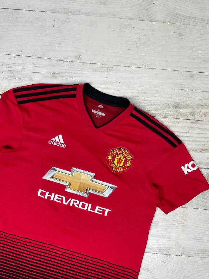 Adidas Adidas Manchester United 2018 2019 Lukaku #9 Home Jersey Size US S / EU 44-46 / 1 - 3 Thumbnail