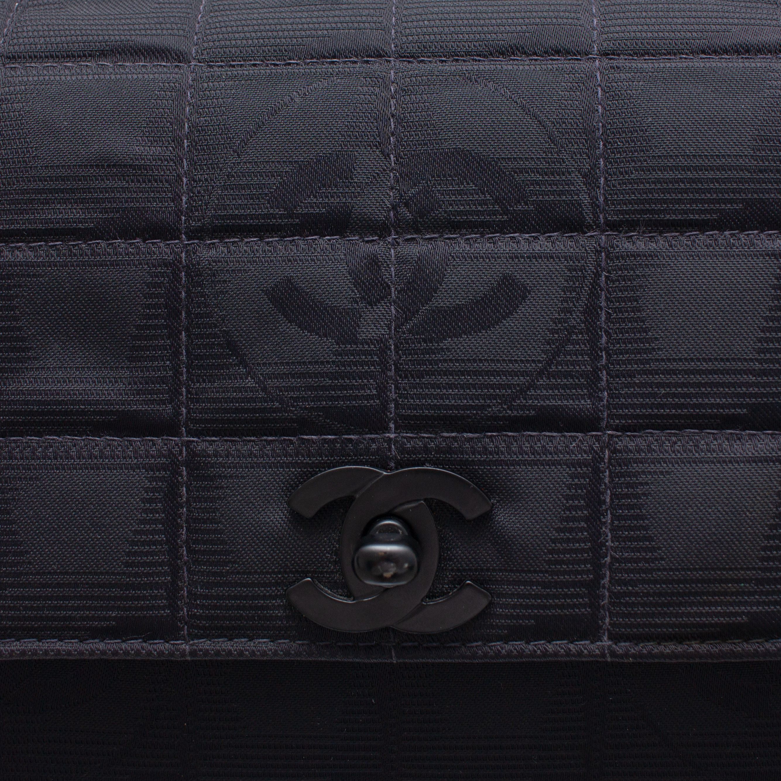 Chanel × Vintage 5k$ VTG Chanel Travel Ligne Accordion Flap Bag CC Monogram Size ONE SIZE - 12 Thumbnail
