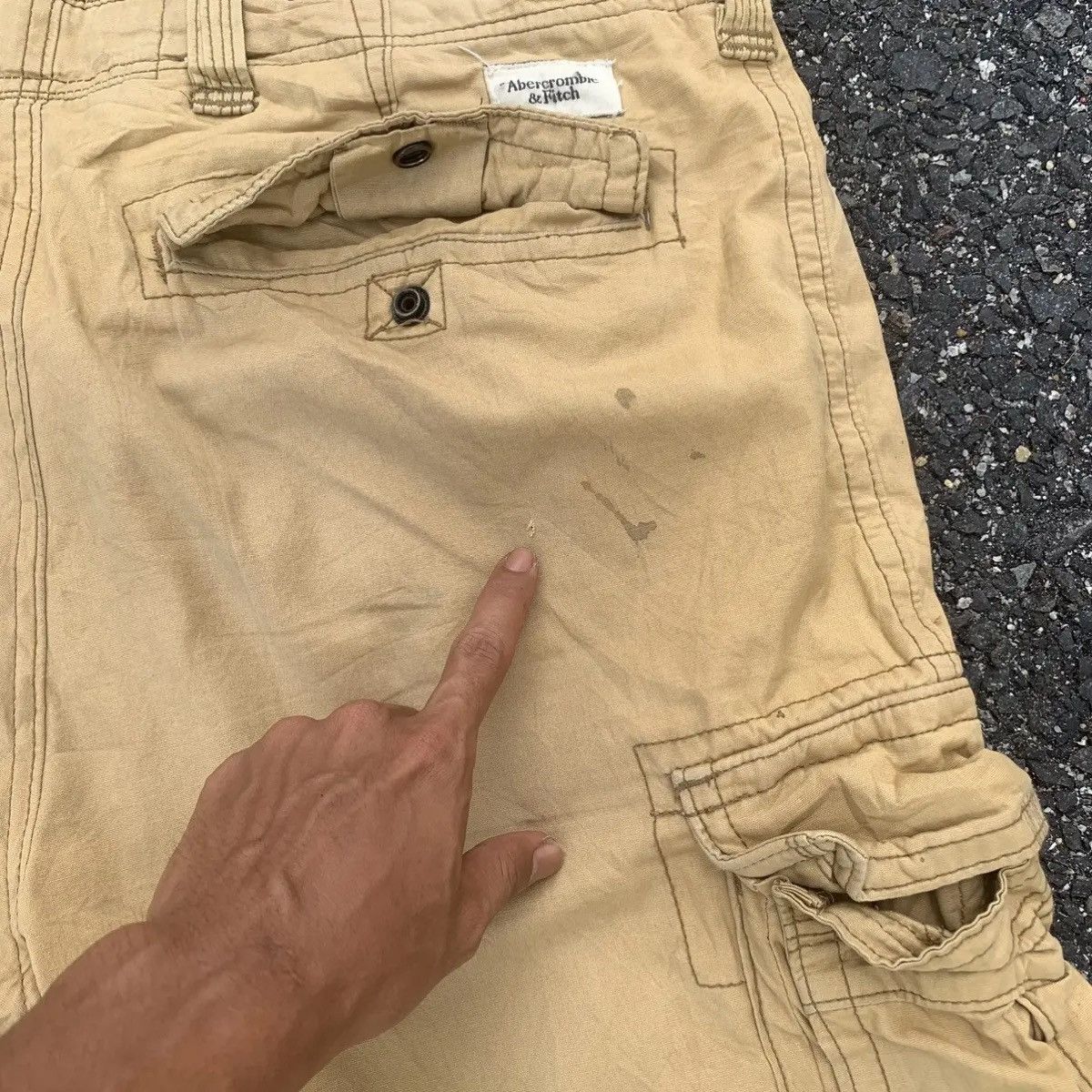 Abercrombie & Fitch 🔥BEST OFFER🔥Tactical Faded Trousers Big Multi Pocket Pants Size US 36 / EU 52 - 24 Thumbnail