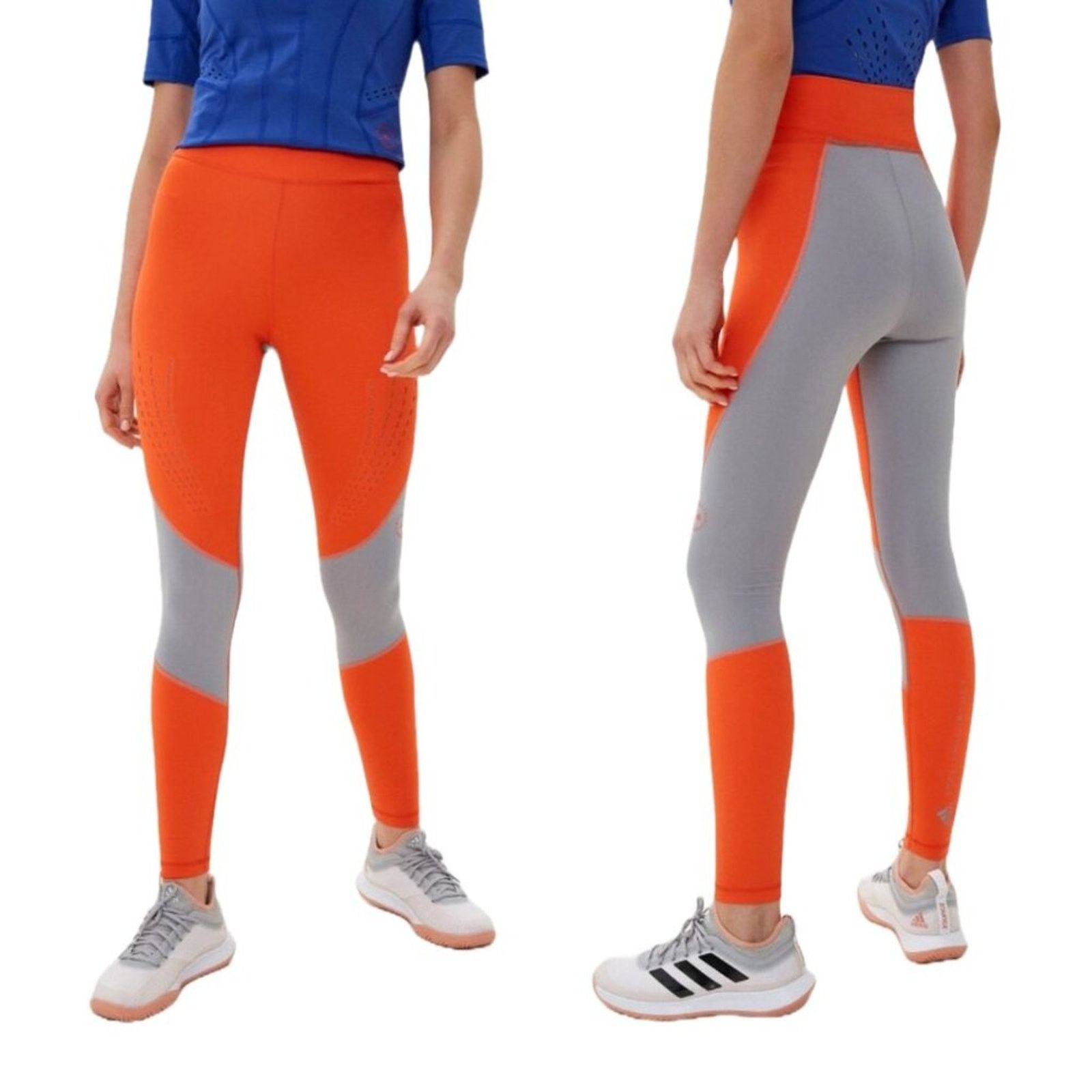 Adidas × Stella McCartney NWT Adidas Stella McCartney Orange TPR True Purpose Tight M Size 27" / US 4 / IT 40 - 1 Thumbnail