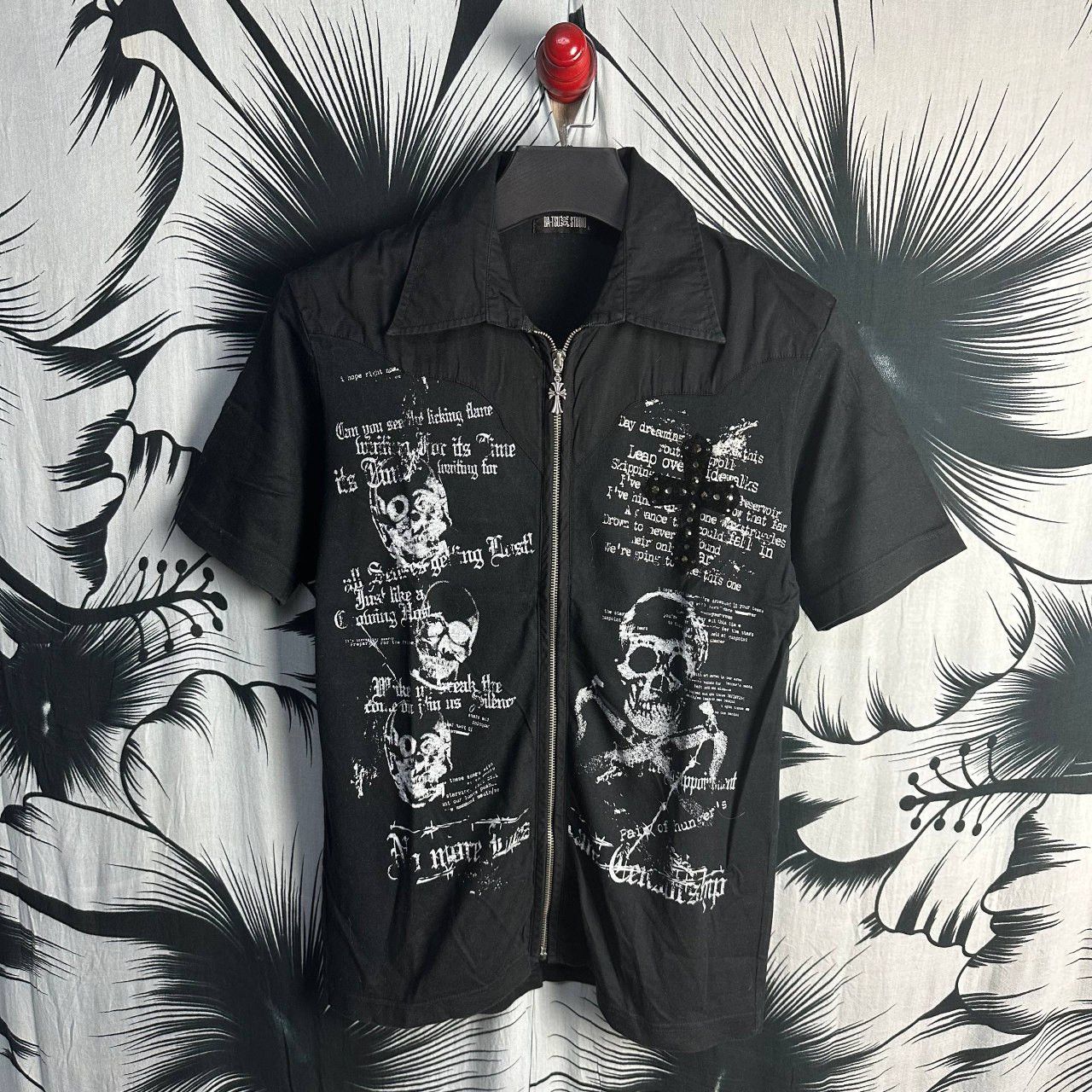 If Six Was Nine Archive Batsu Studio Japan Goth Cross Jacket Size US M / EU 48-50 / 2 - 1 Thumbnail