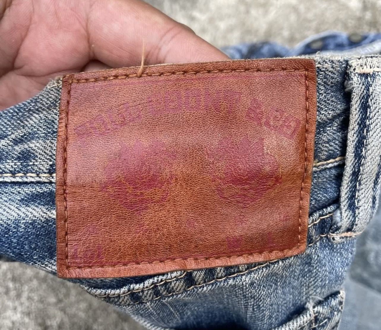 Full Count & Co. Vintage Full Count & Co Selvedge Full Print Denim Size US 31 - 9 Thumbnail