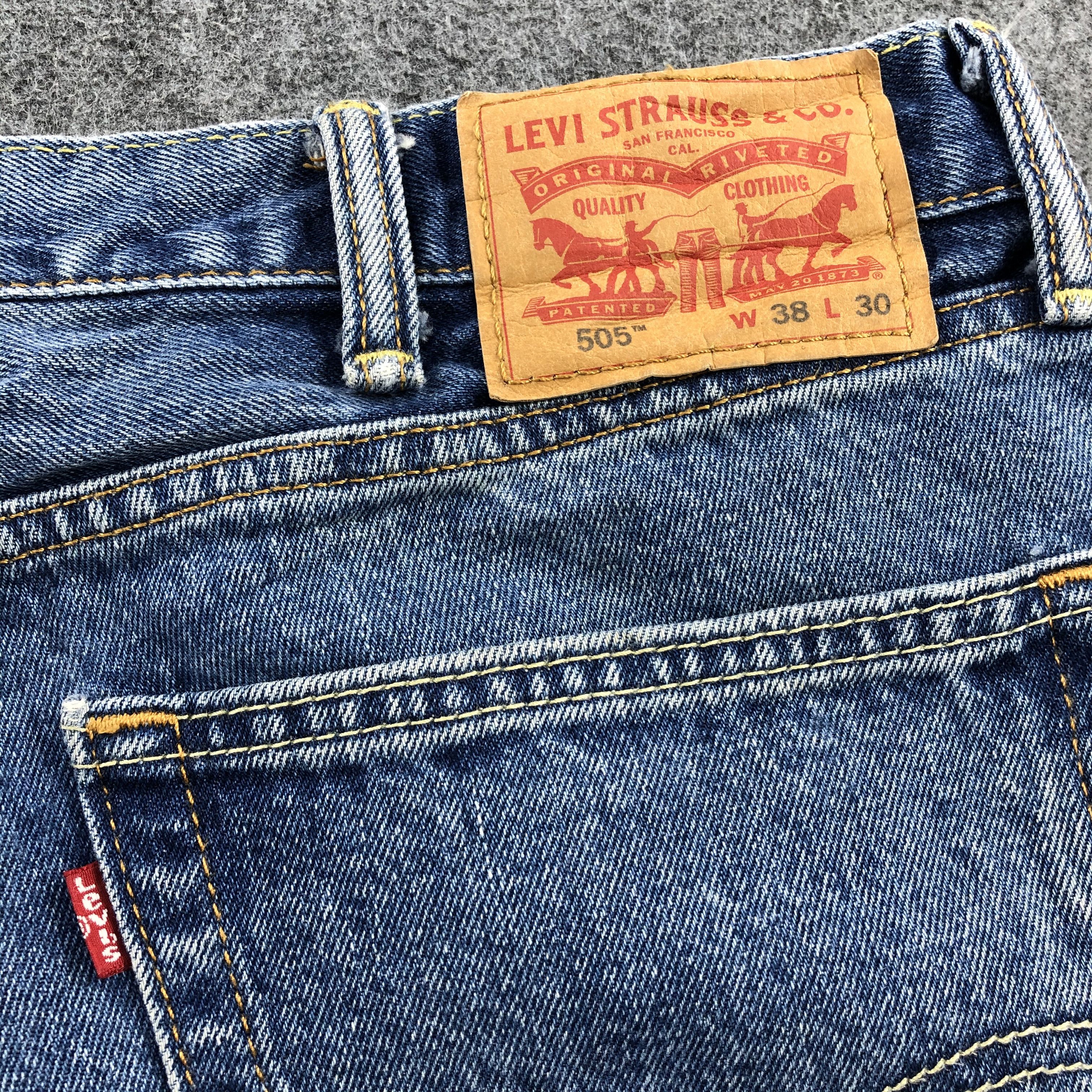 Levi's Vintage Stone Washed Levis 505 Jeans-JM1141 Size US 39 - 6 Thumbnail