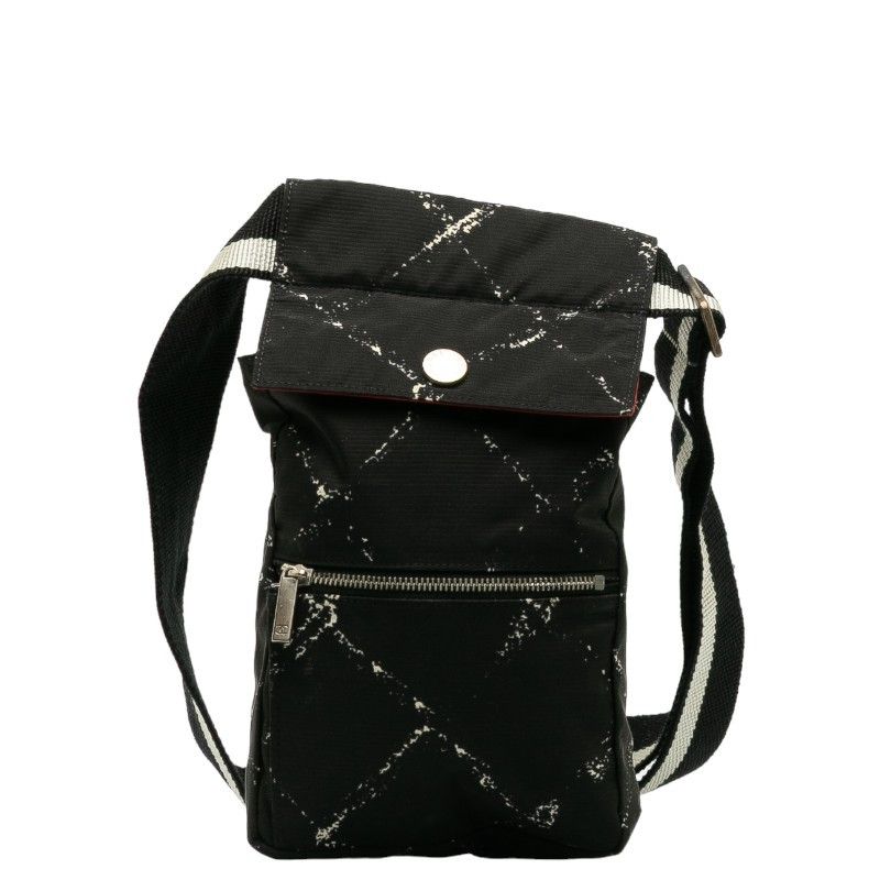 image of Chanel Travel Ligne Waist Bag in Black, Women's