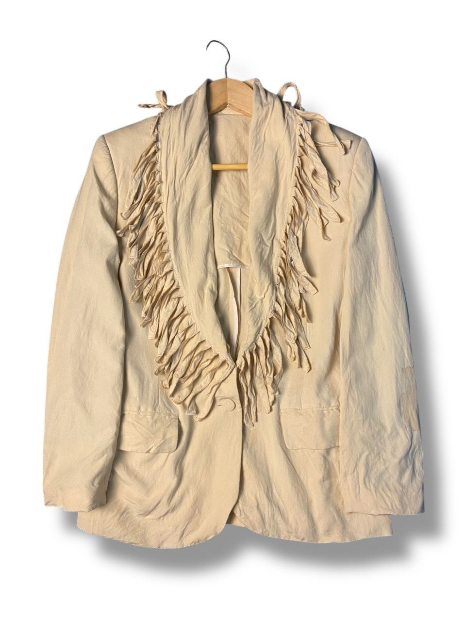 🔥Vintage JEAN PAUL GALTIER FEMME Fringe Jacket🔥 (136)