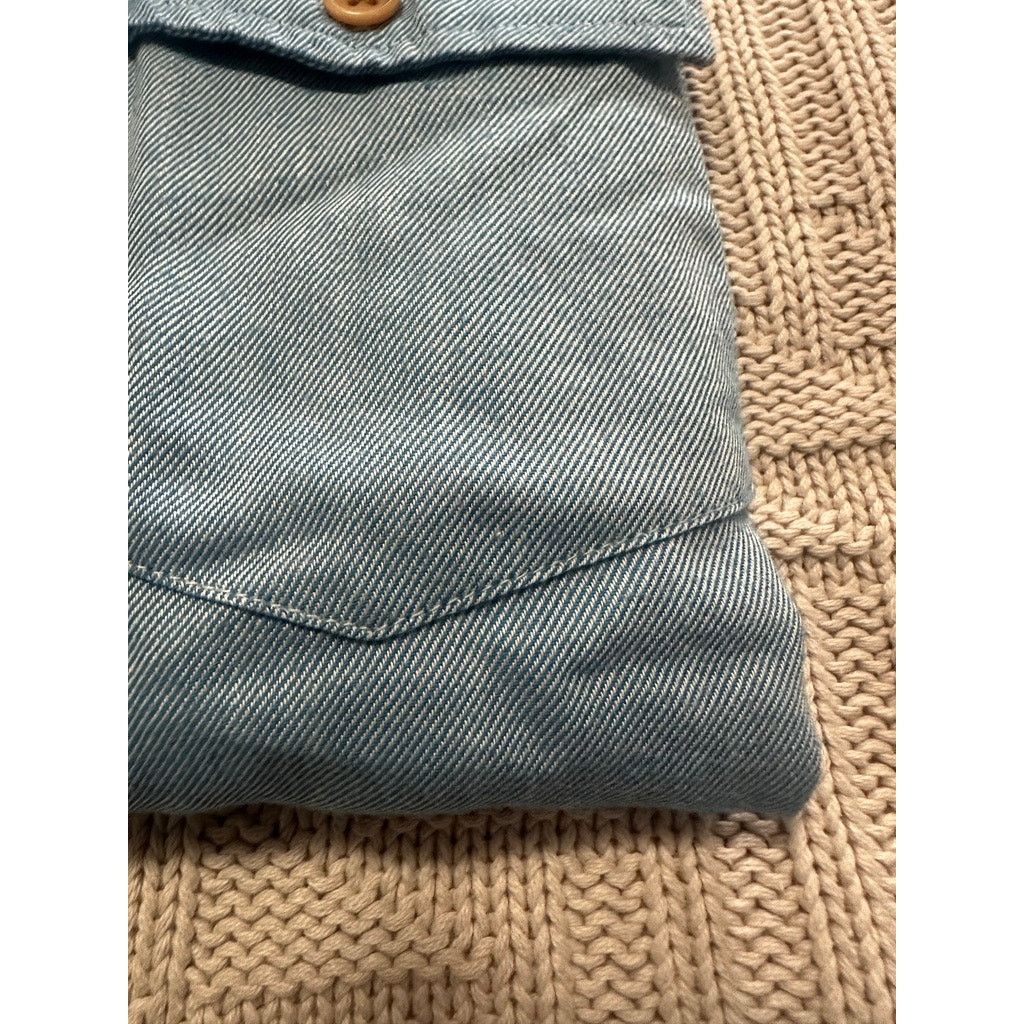 J.Crew J Crew blue denim slim fit long sleeve button down size M Size US M / EU 48-50 / 2 - 3 Thumbnail