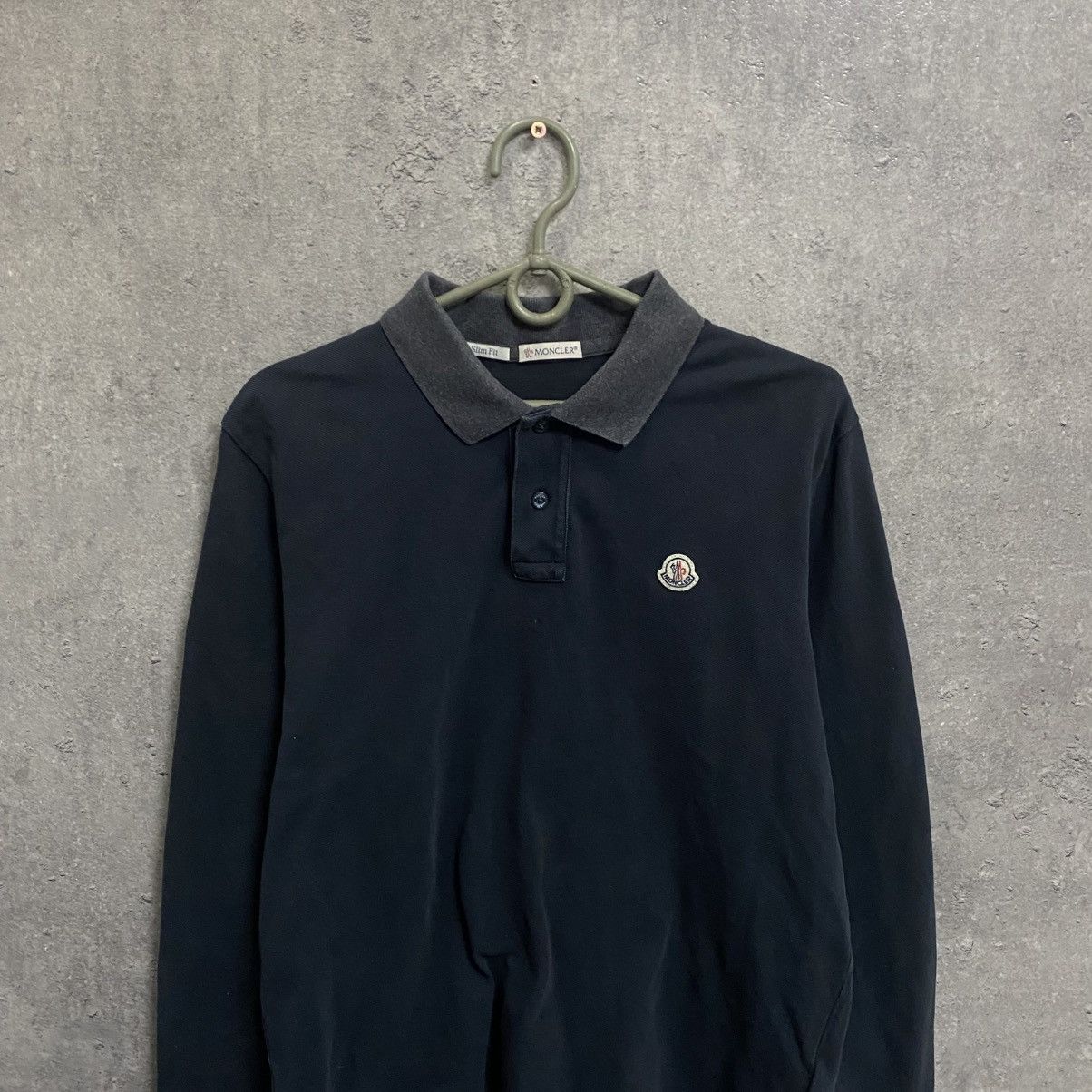 Moncler Moncler Polo Long Sleeve Size US L / EU 52-54 / 3 - 4 Thumbnail