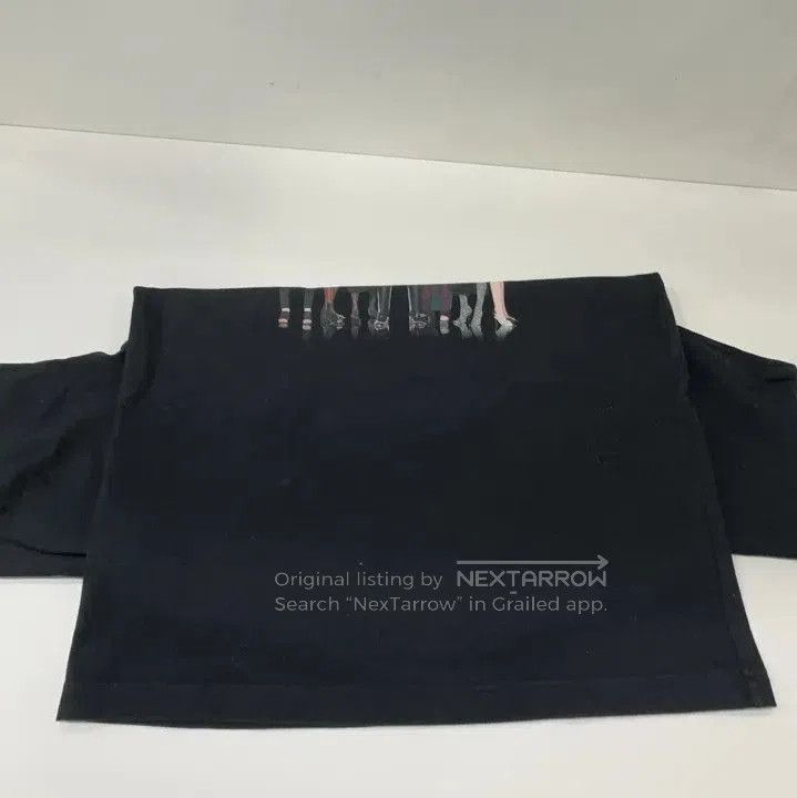 Balenciaga Balenciaga Black Crew Neck Graphic T. Size US XS / EU 42 / 0 - 3 Thumbnail