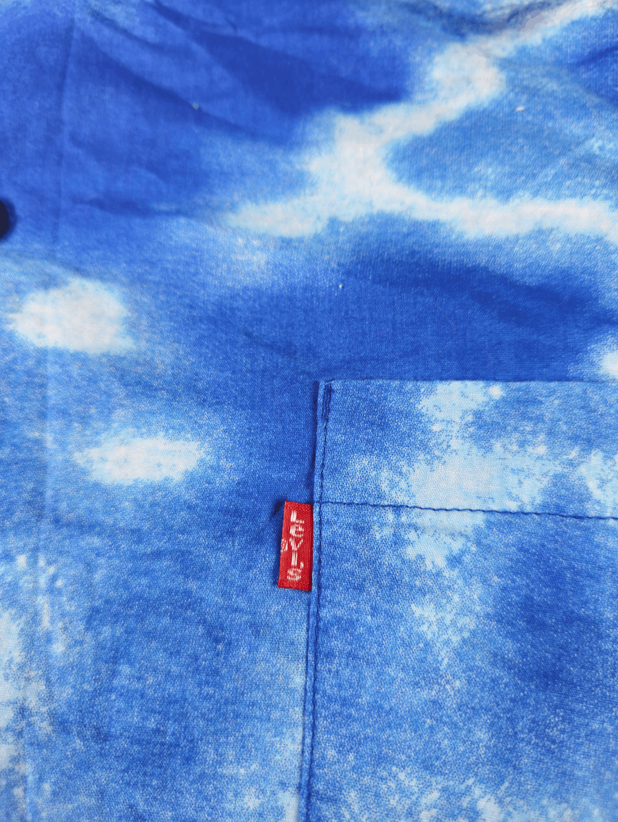 Levi's NWT Levi's Tie Dye Camp Shirt Short Sleeve Button Up XXL Size US XXL / EU 58 / 5 - 6 Thumbnail