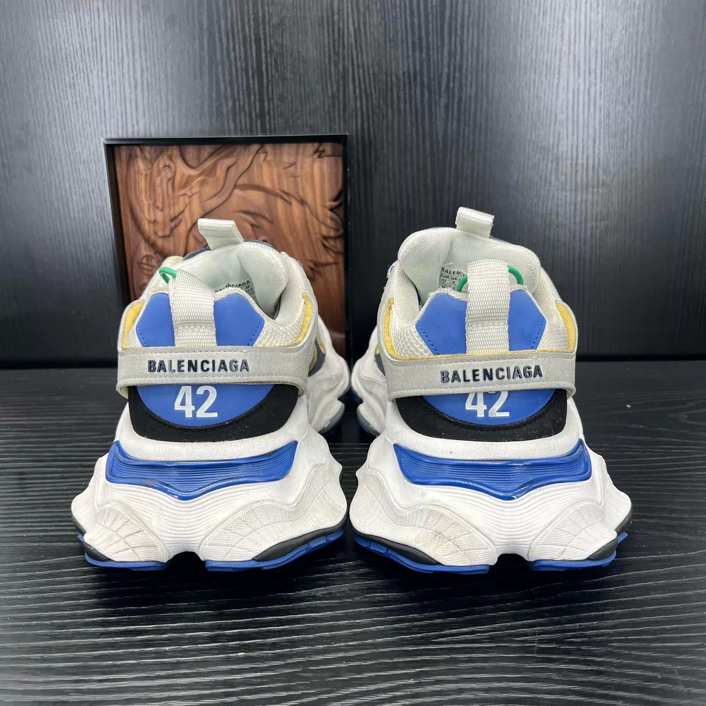 Balenciaga Balenciaga Cargo White Blue Gray Size 42 Like New Size US 9 / EU 42 - 5 Thumbnail