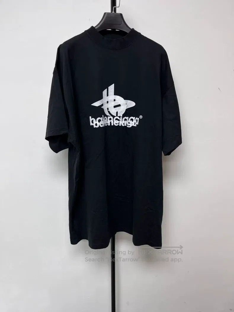 Balenciaga Balenciaga Letter Printed Short Sleeve T-Shirt Size US L / EU 52-54 / 3 - 1 Thumbnail