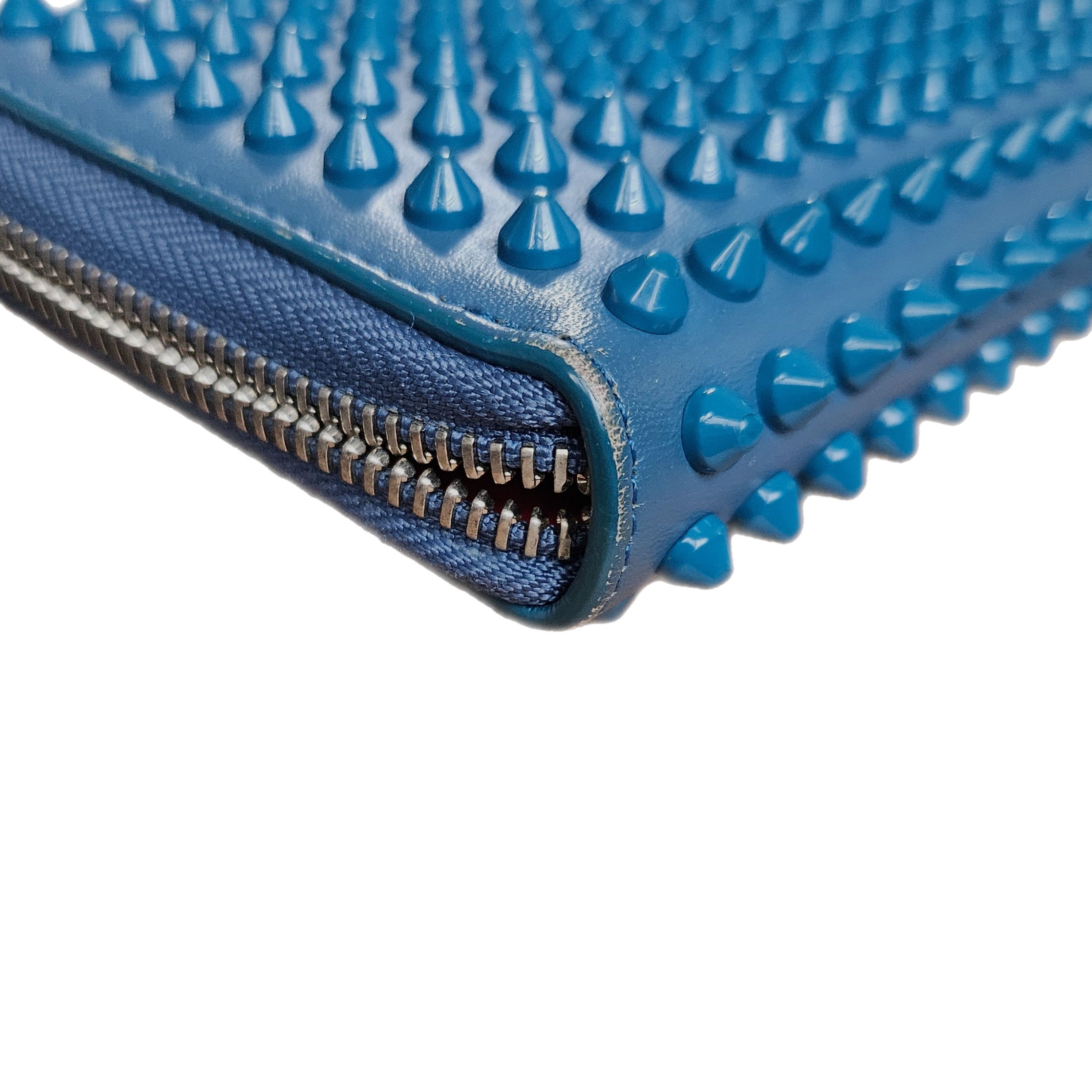 Christian Louboutin Christian Louboutin Ocean Blue Panettone Long Wallet w/ Box Size ONE SIZE - 5 Thumbnail