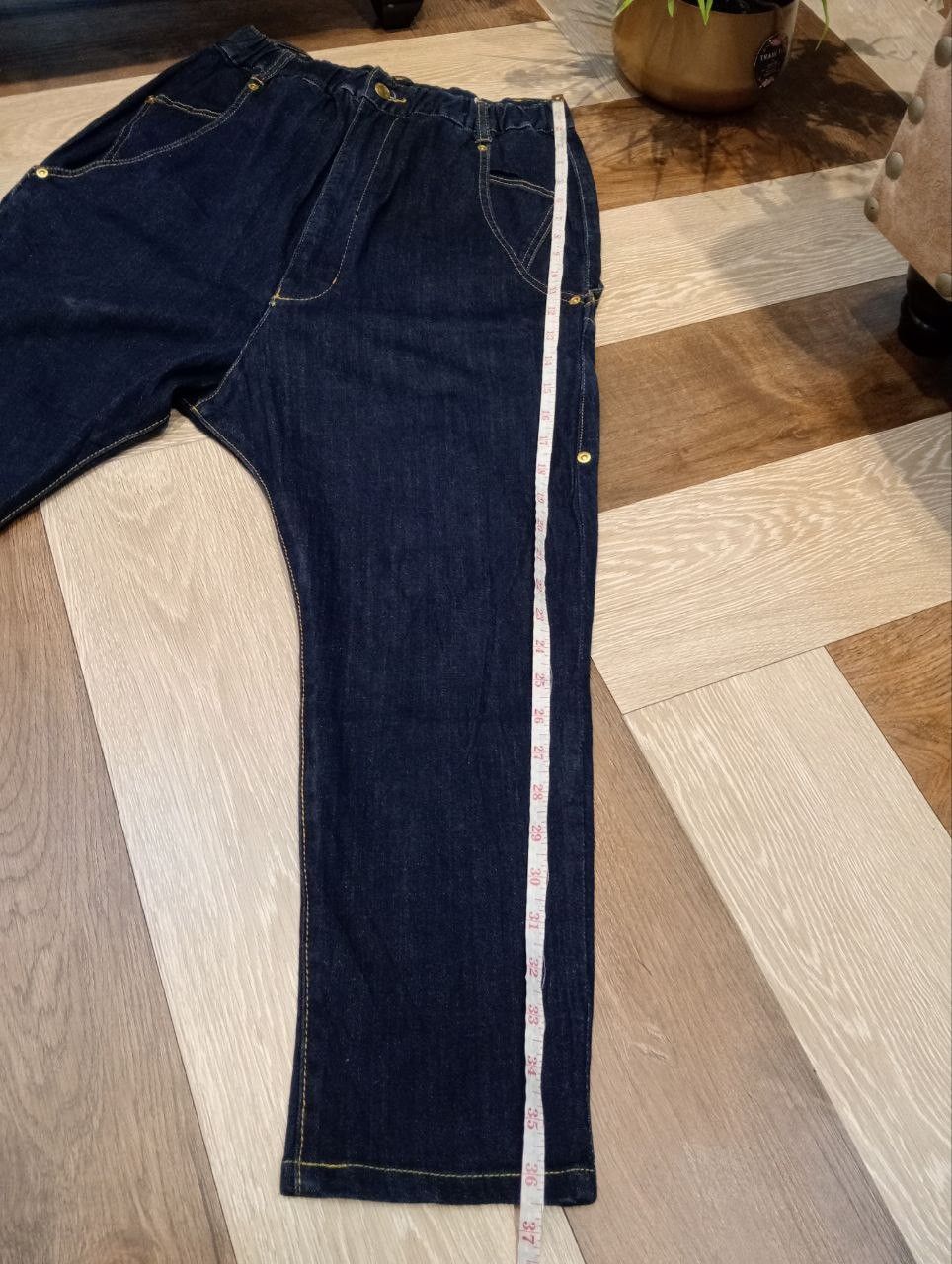 mercibeaucoup VINTAGE MERCIBEAUCOUP ISSEY MIYAKE DROP CROTCH INDIGO PANTS Size 28" / US 6 / IT 42 - 14 Thumbnail