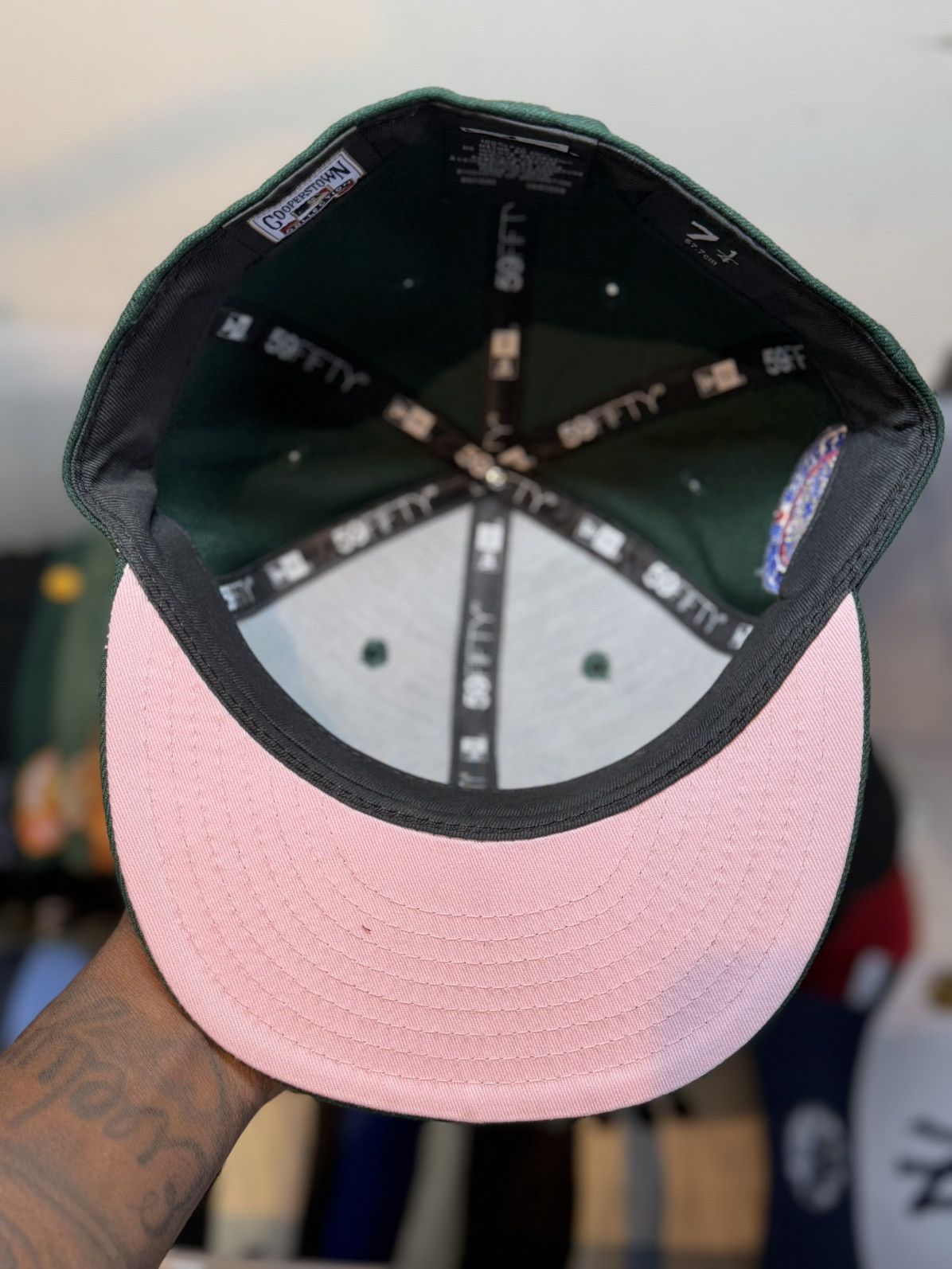 Hat Club × MyFitteds × New Era 7 1/4 Chi. Cubs Wrigley Field “Lucky Charms ST. Patrick Day” Size ONE SIZE - 5 Thumbnail