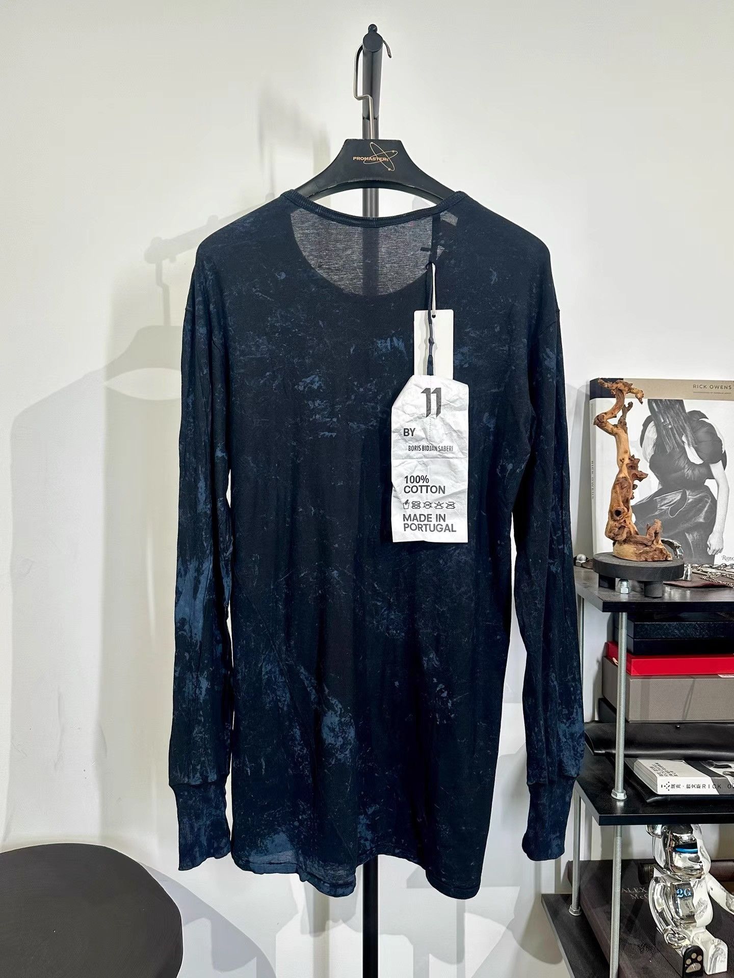 11 By Boris Bidjan Saberi 11by BBS Washed Long Sleeve Tee K35 Size US L / EU 52-54 / 3 - 2 Thumbnail