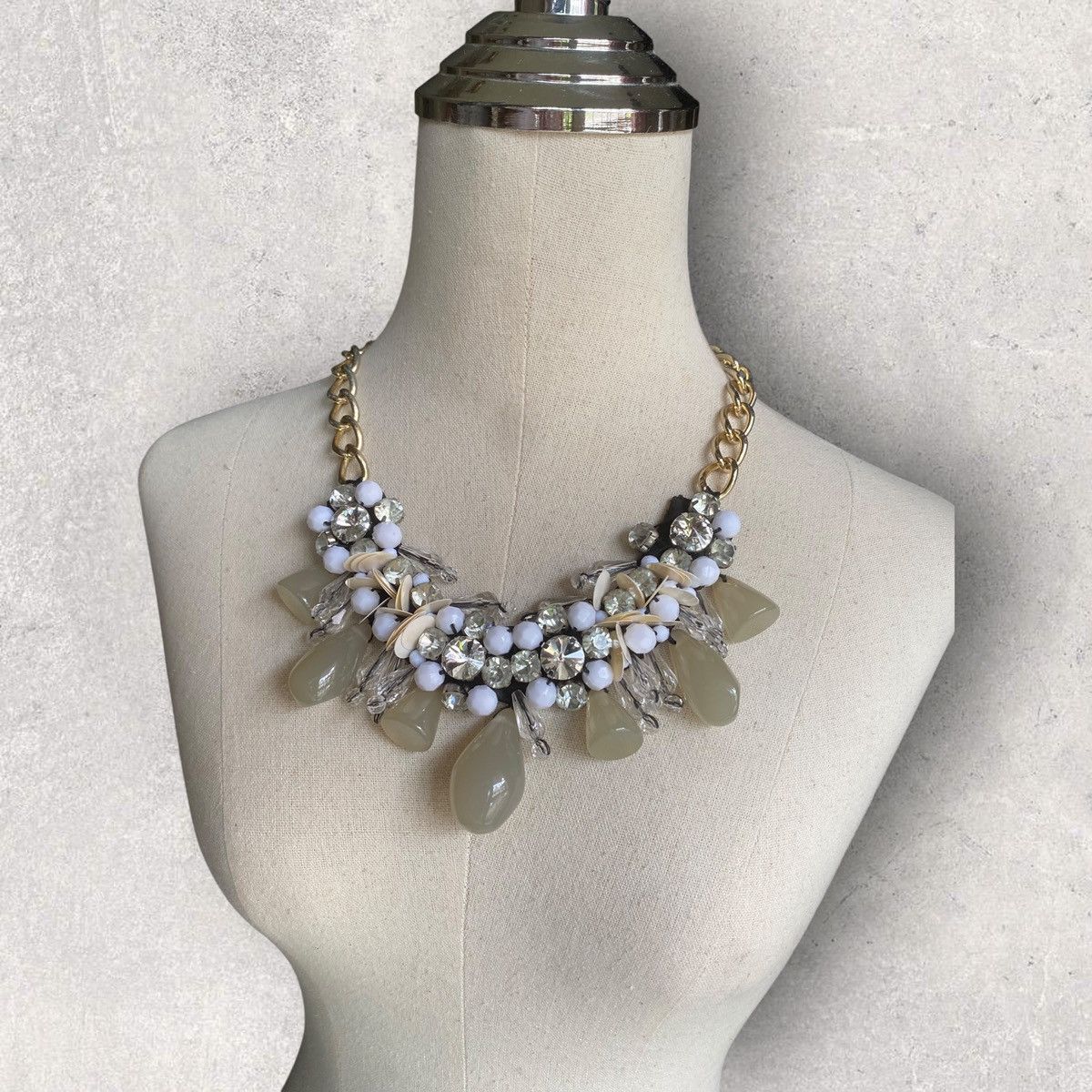 Marni Marni Crystal & Ribbon Collar Necklace Size ONE SIZE - 2 Thumbnail