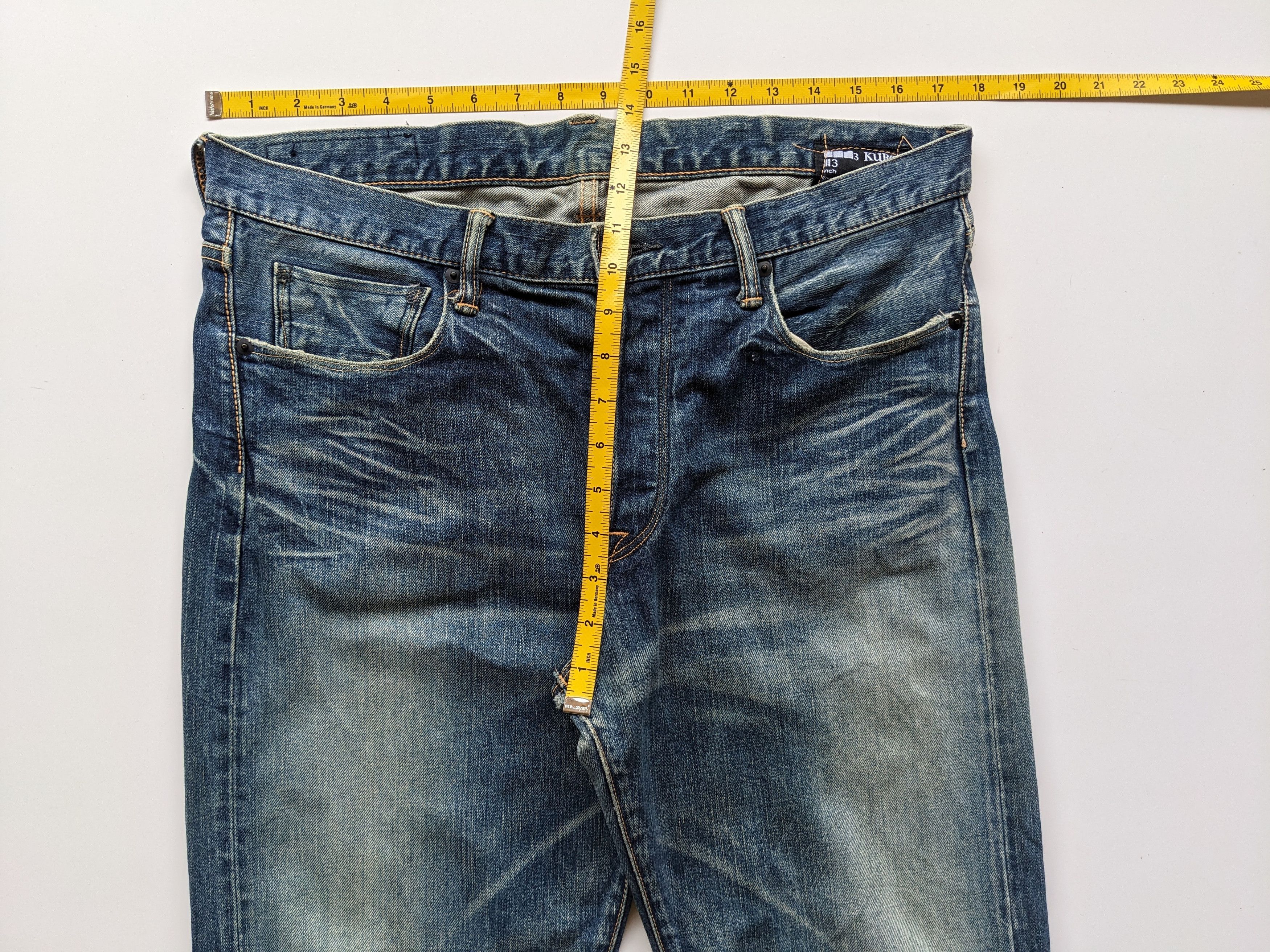 KURO KURO Diamante distressed jean Size US 35 - 9 Thumbnail
