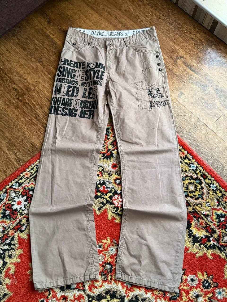 Hedi Slimane 2000s Retro Archive Hedi Slimane Dior Baggy Streetwear Pants Size US 32 / EU 48 - 2 Thumbnail