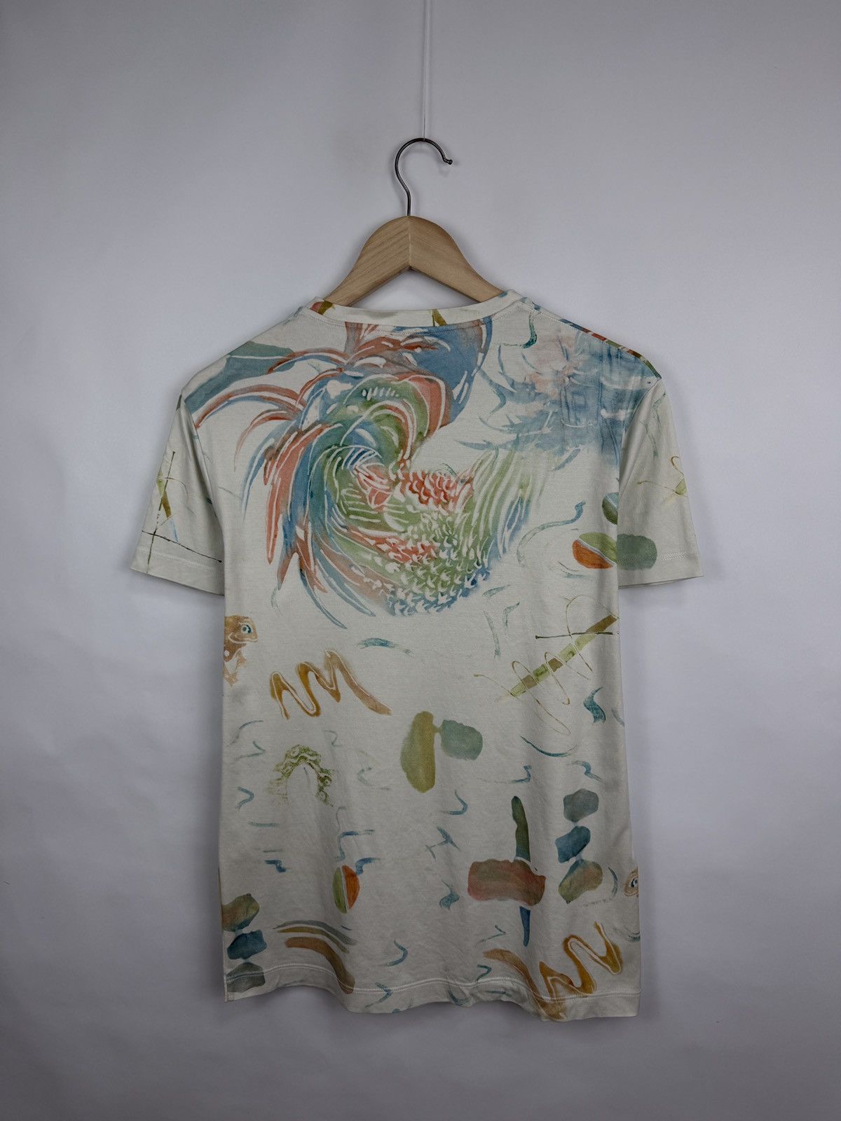 Salvatore Ferragamo 🇮🇹 Salvatore Ferragamo Luxury T-Shirt Made in Italy Abstract Size US S / EU 44-46 / 1 - 12 Thumbnail