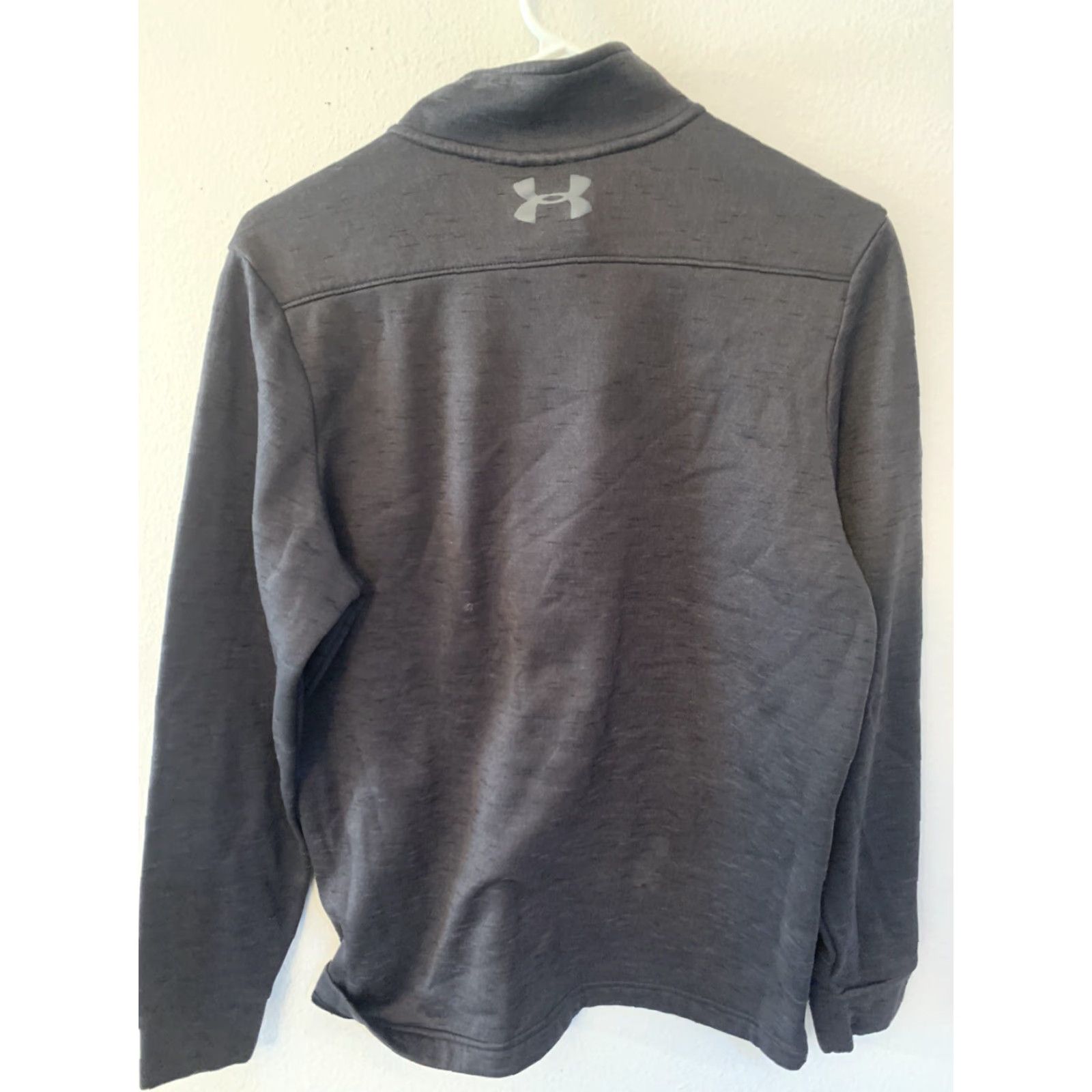 Under Armour Under Armour ColdGear Men’s Size Small BLACK 1/4 Zip Neck Sweater Fleece Shirt/Top Size US S / EU 44-46 / 1 - 4 Thumbnail