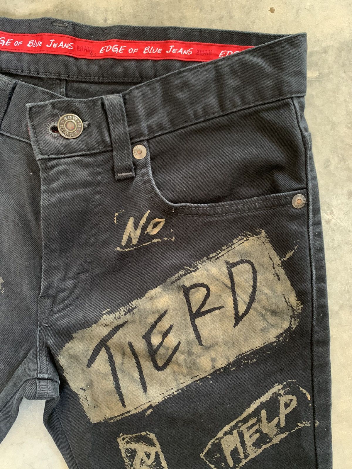 Visvim Vintage Punk Seditionaries Jeans Japan Edwin Leather Pocket Size US 30 / EU 46 - 5 Thumbnail
