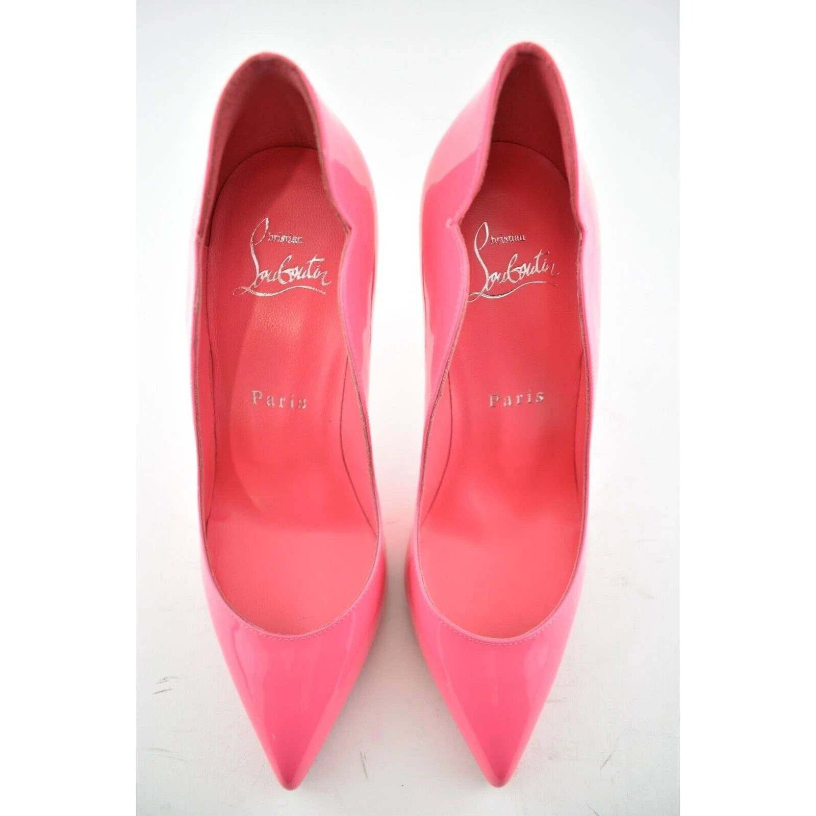 Christian Louboutin Christian Louboutin Hot Chick 100 Magnifique Pink Patent Size US 5 / IT 35 - 7 Thumbnail
