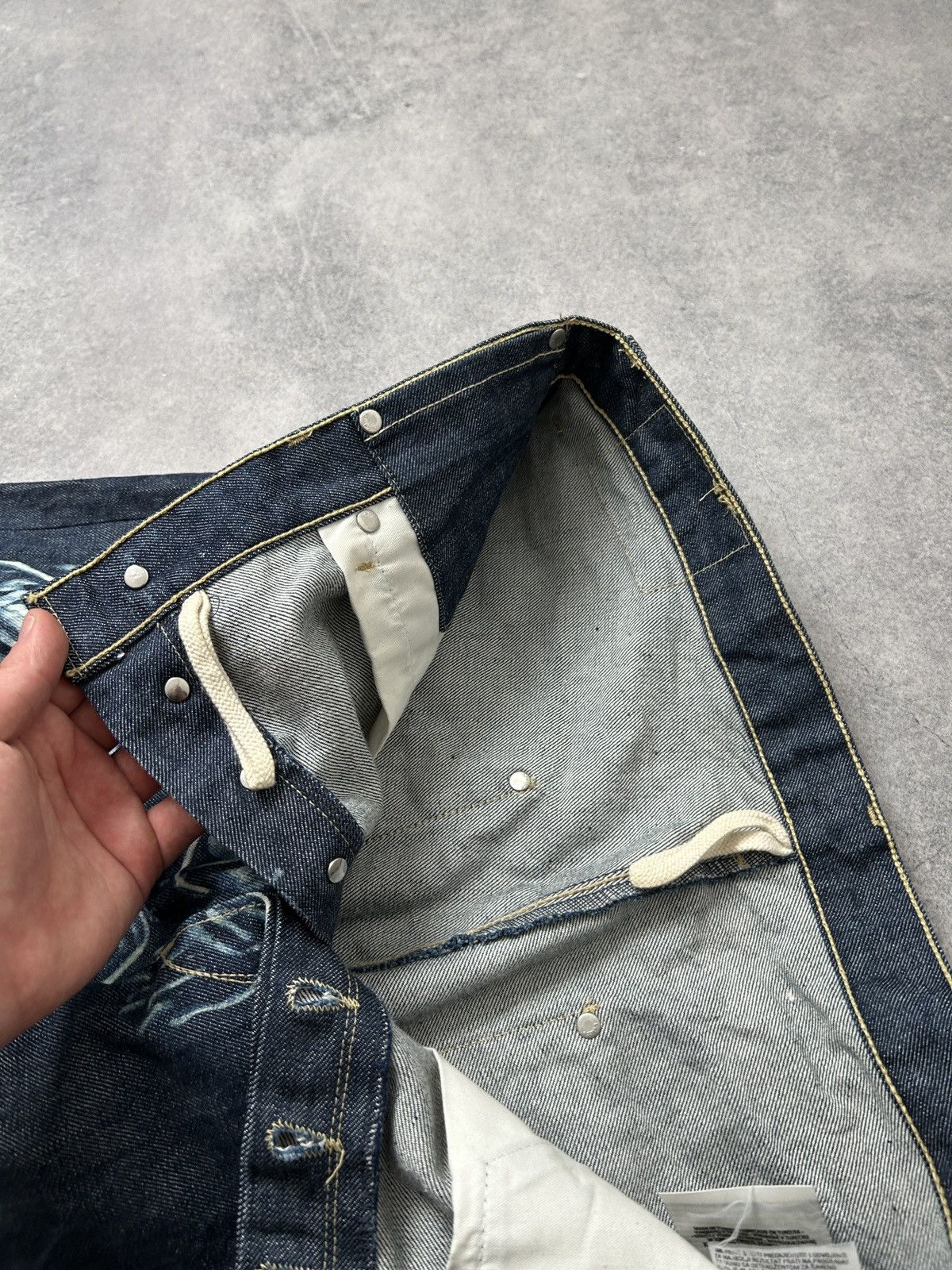 Levi's Levis engineered x hand made custom jeans mens blue Size US 34 / EU 50 - 13 Thumbnail