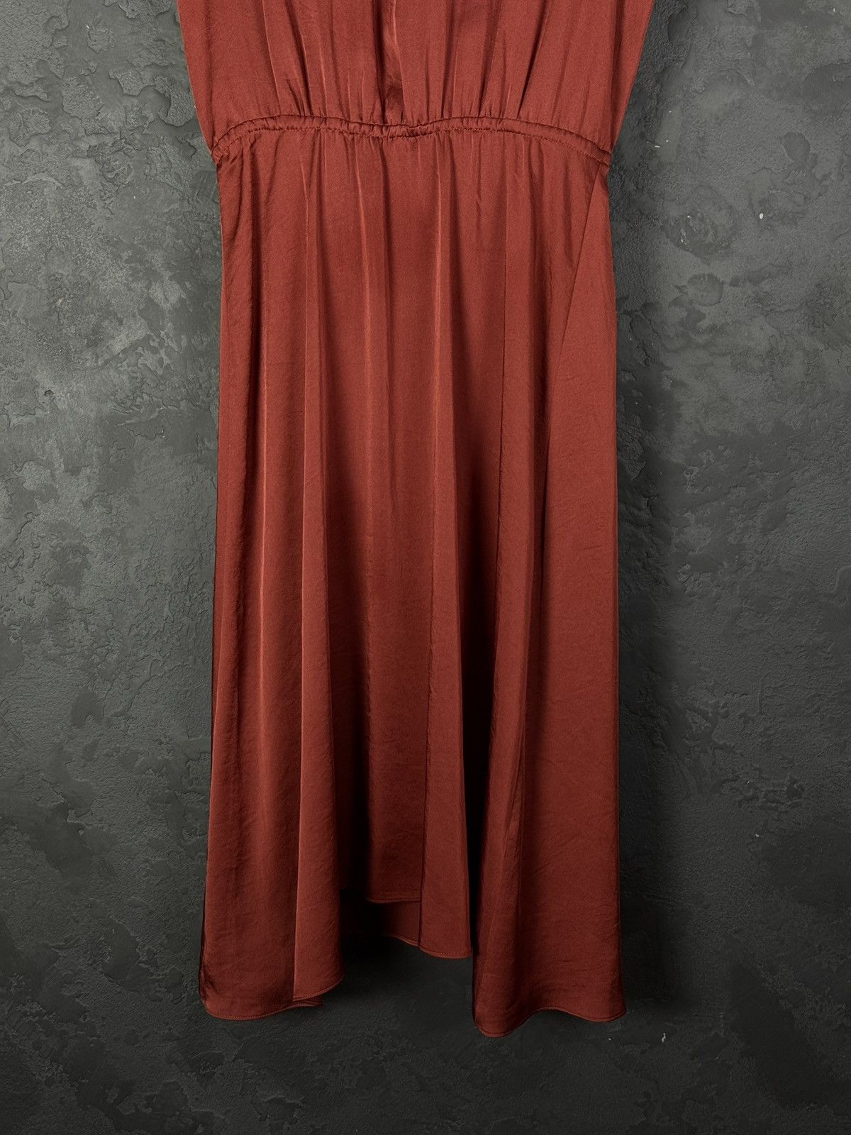 Isabel Marant Isabel Marant Etoile Burgundy Midi Dress With Sleeves Size XS / US 0-2 / IT 36-38 - 6 Thumbnail