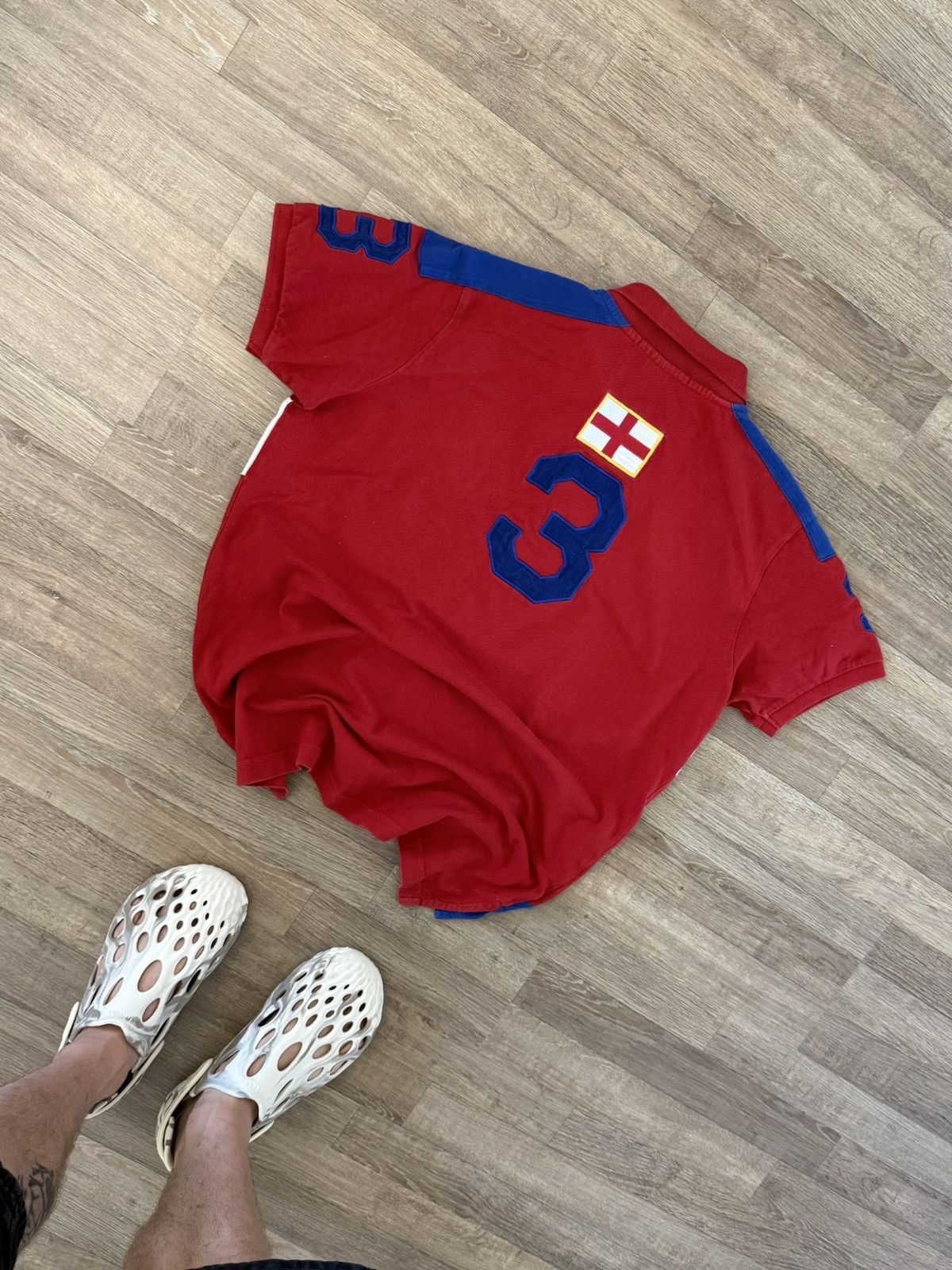 U.S. Polo Assn. VINTAGE Y2K U.S POLO ASSN ENGLAND CHIEF KEEF POLO RAP SHIRT Size US L / EU 52-54 / 3 - 3 Thumbnail