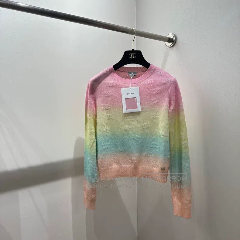 Chanel Chanel 24C gradient full print double C jacquad knitted lo Size XXS / US 00 / IT 34 - 1 Thumbnail