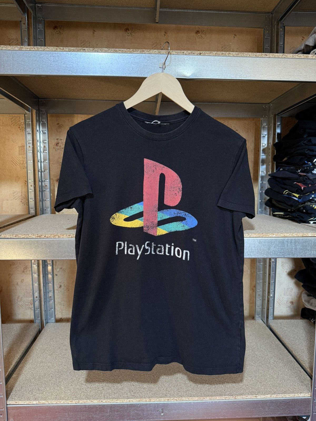 Playstation × Sony Sony PlayStation PS Logo Vintage Graphic T-Shirt Y2K Hype Size US S / EU 44-46 / 1 - 1 Thumbnail