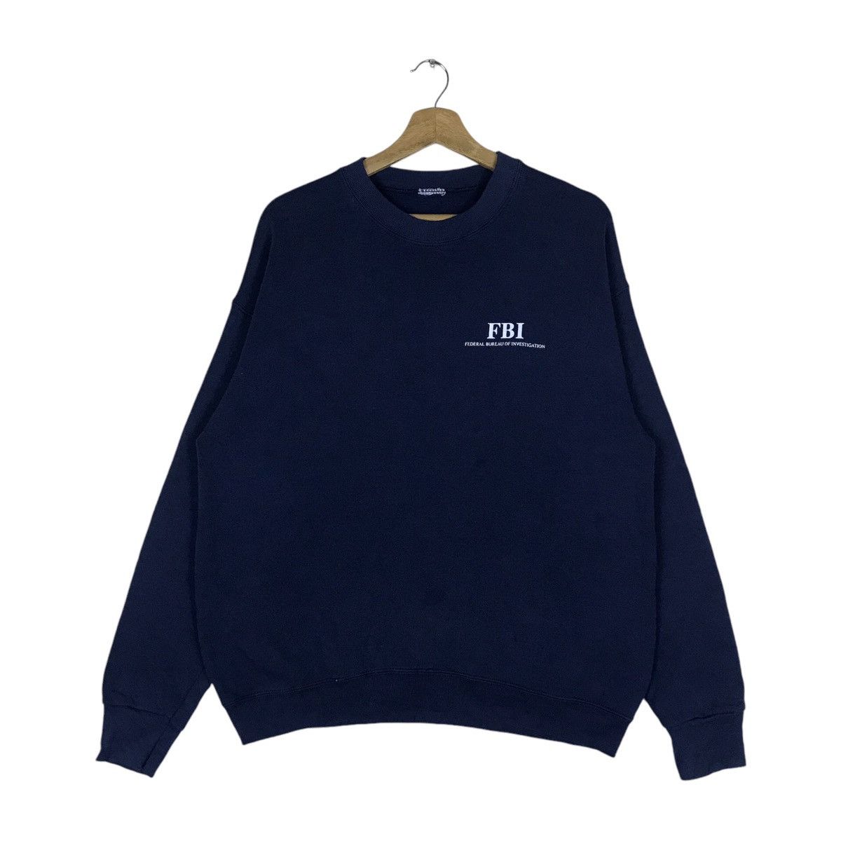 Vintage Vintage Federal Bureau of Investigation Pullover Jumper Size US M / EU 48-50 / 2 - 1 Thumbnail