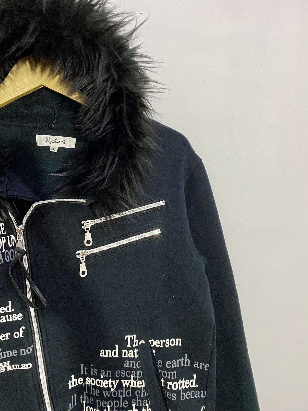 If Six Was Nine 💥Poem💥 Fur Zipper Hoodie LGB Style Size US M / EU 48-50 / 2 - 8 Thumbnail