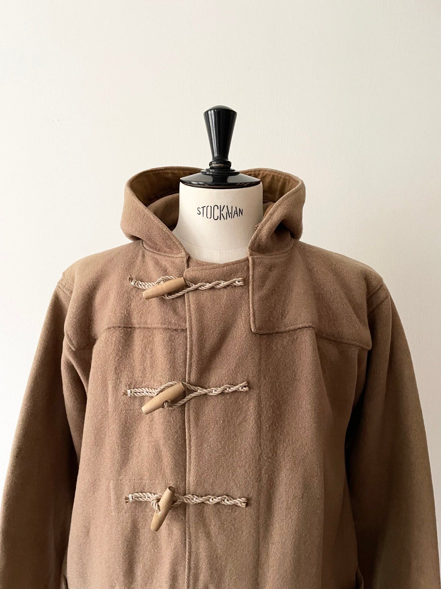 Vintage 1940's WWII British Royal Navy Duffel Coat - Large Size US L / EU 52-54 / 3 - 4 Thumbnail