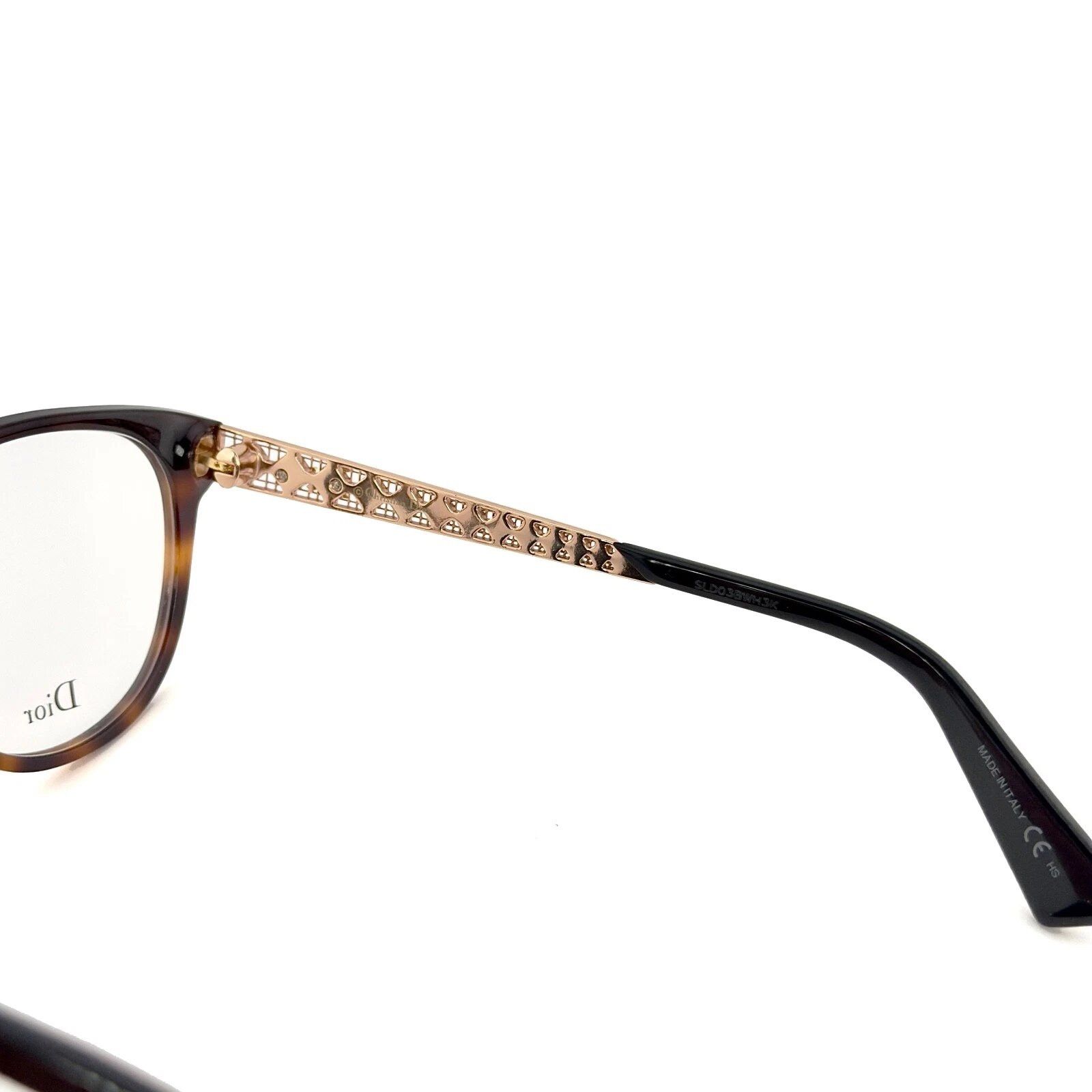 Christian Dior Monsieur CHRISTIAN DIOR DIORAMA Gold Brown DIORAMAO2 Optical Size ONE SIZE - 3 Thumbnail
