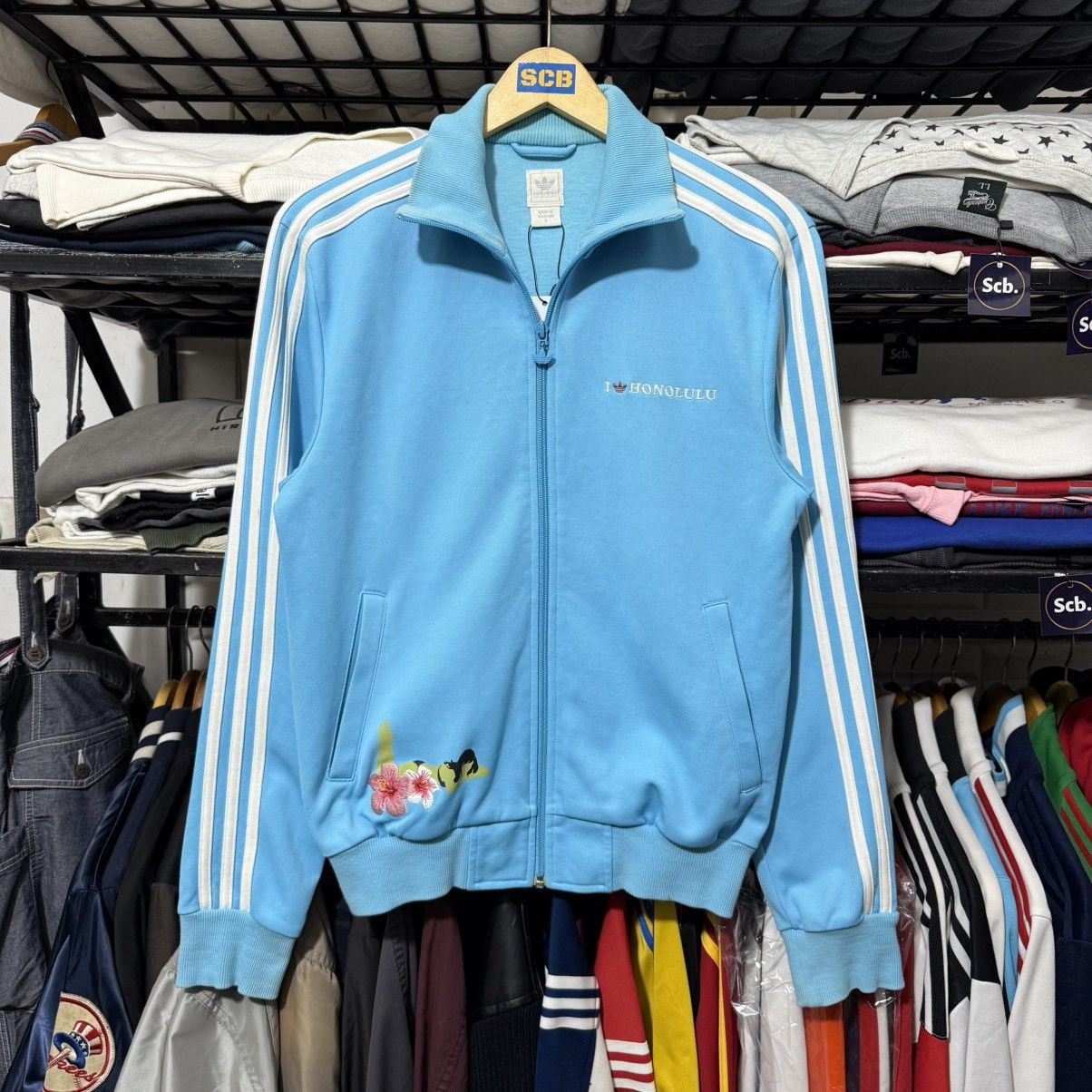 Vintage Vintage adidas i love honolulu track top Size US S / EU 44-46 / 1 - 1 Thumbnail