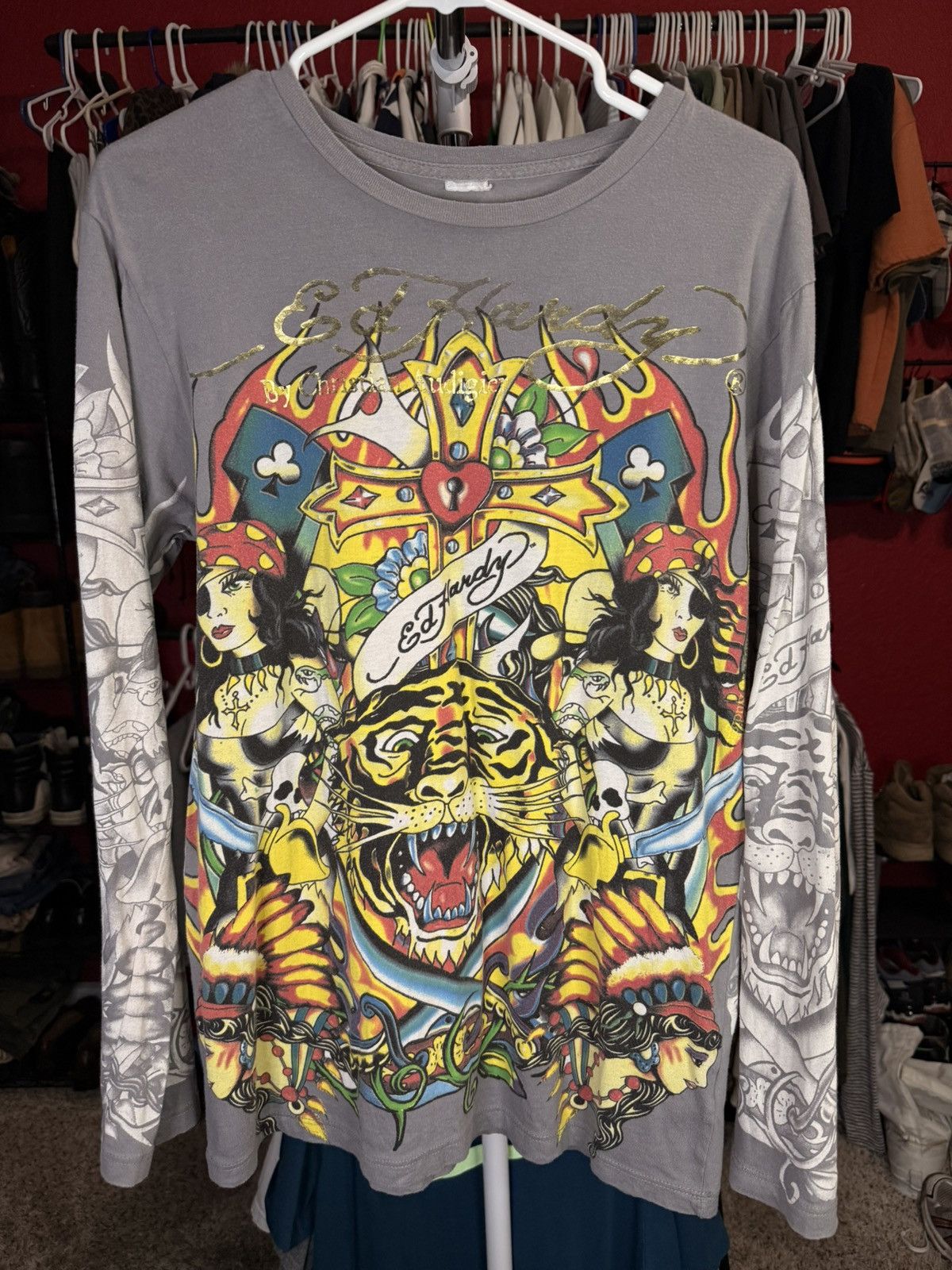 Ed Hardy Vintage Ed Hardy by Christian Audigier Size US M / EU 48-50 / 2 - 1 Thumbnail